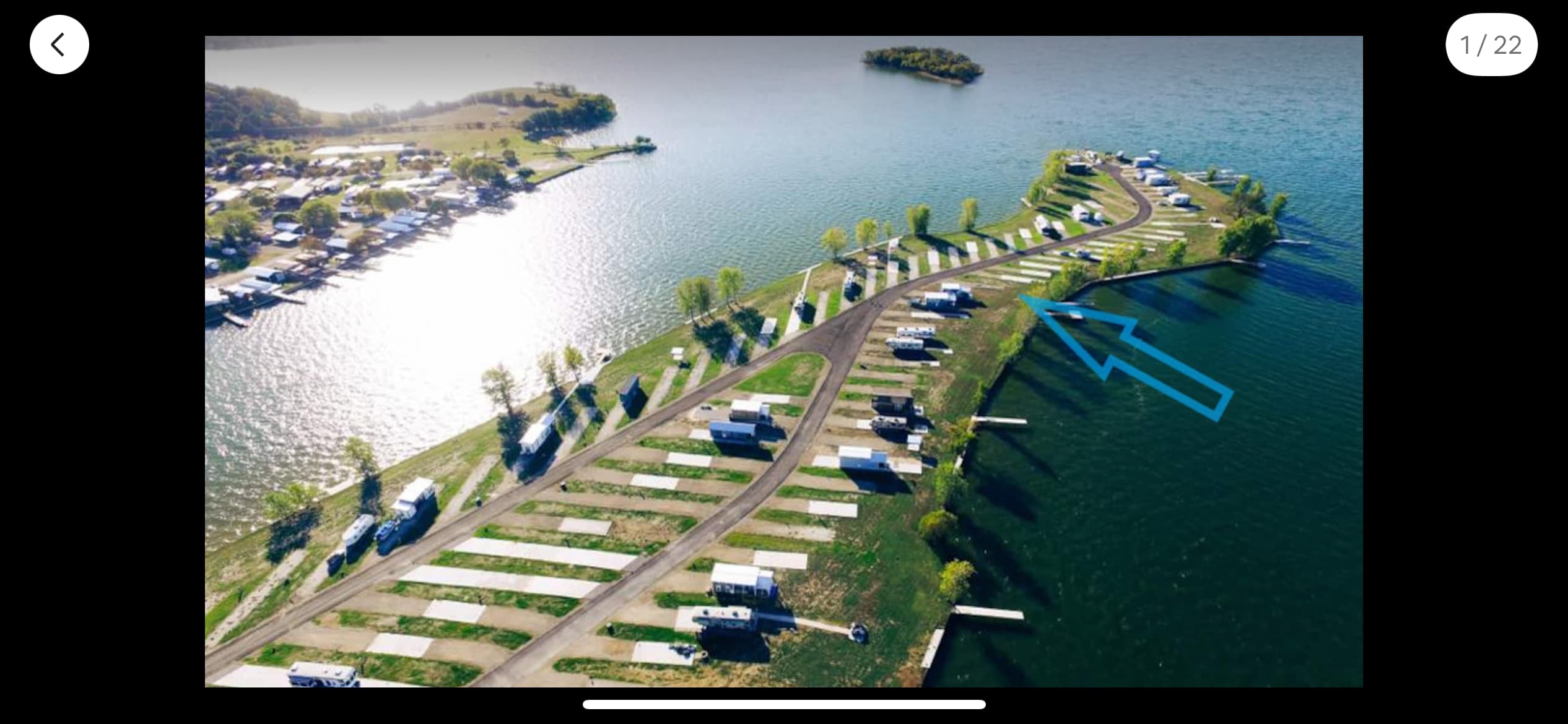 Where the arrow points is the campsite!