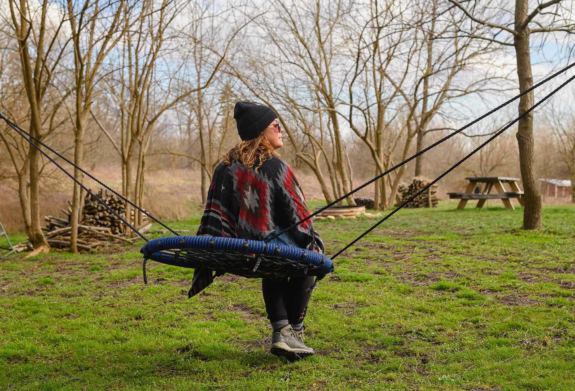 Relax and take in the beauty on one of these tree swings.