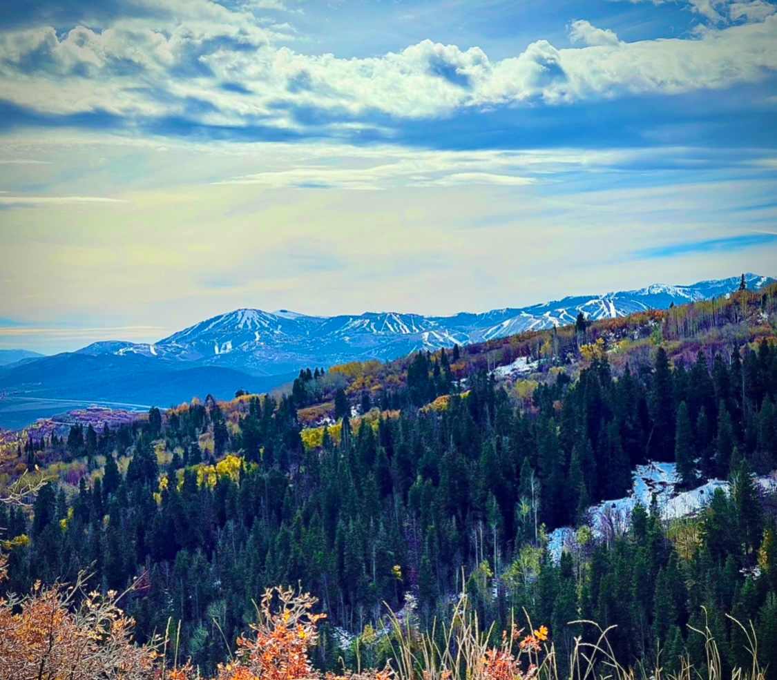 Views of Tollgate Canyon with Deer Valley & PC ski resorts in the background!