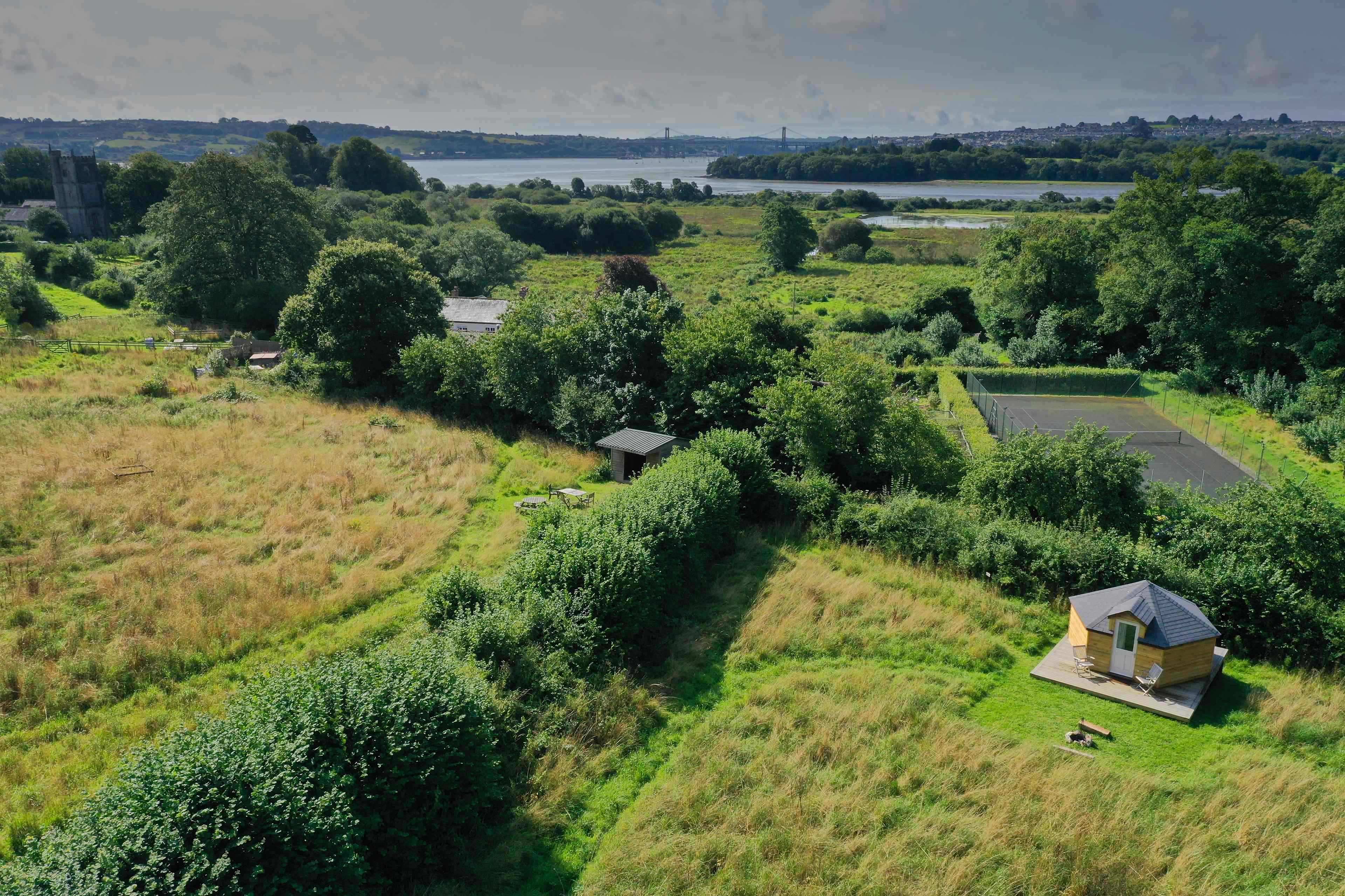 Glamping, wild swimming, tennis