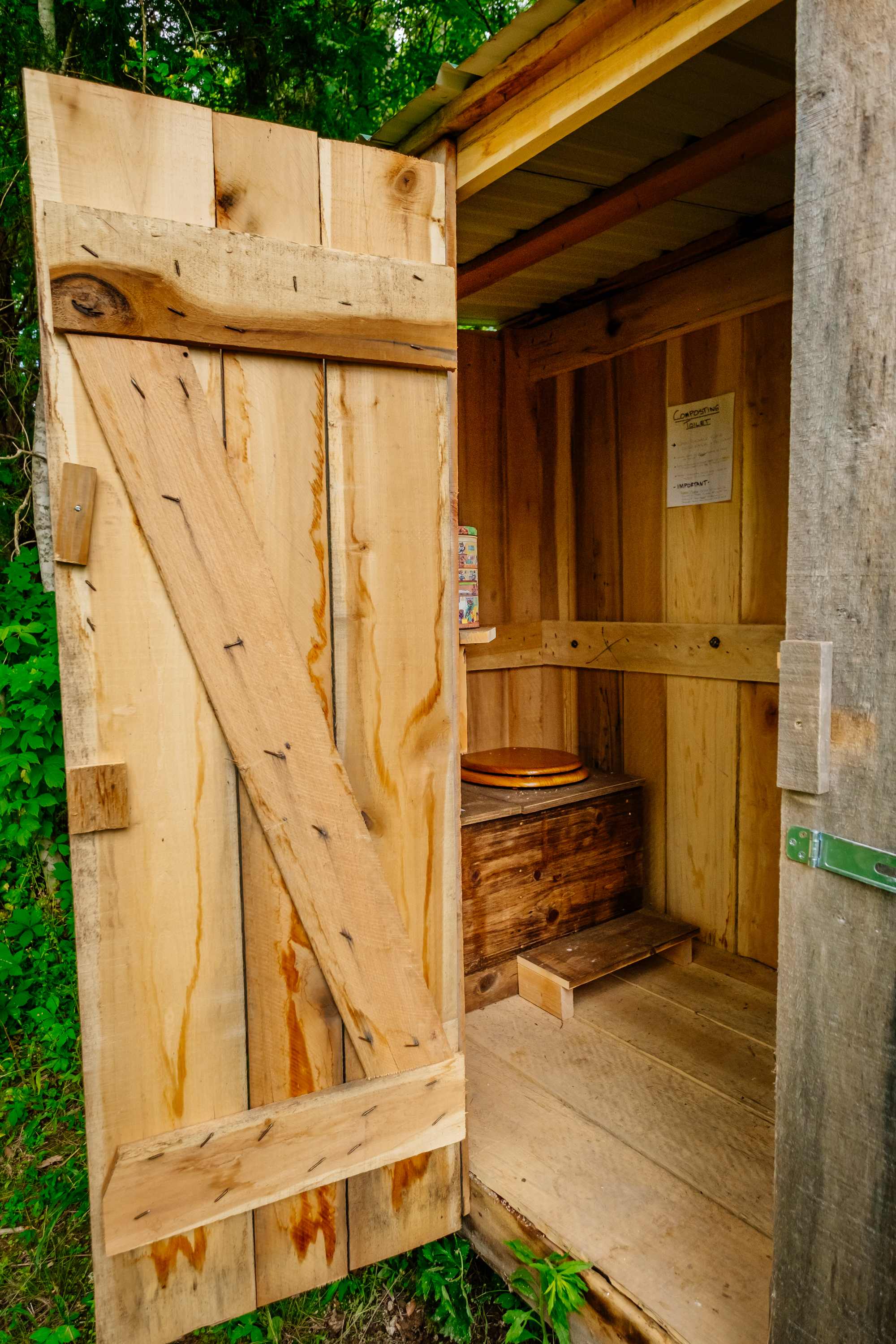 outhouse interior