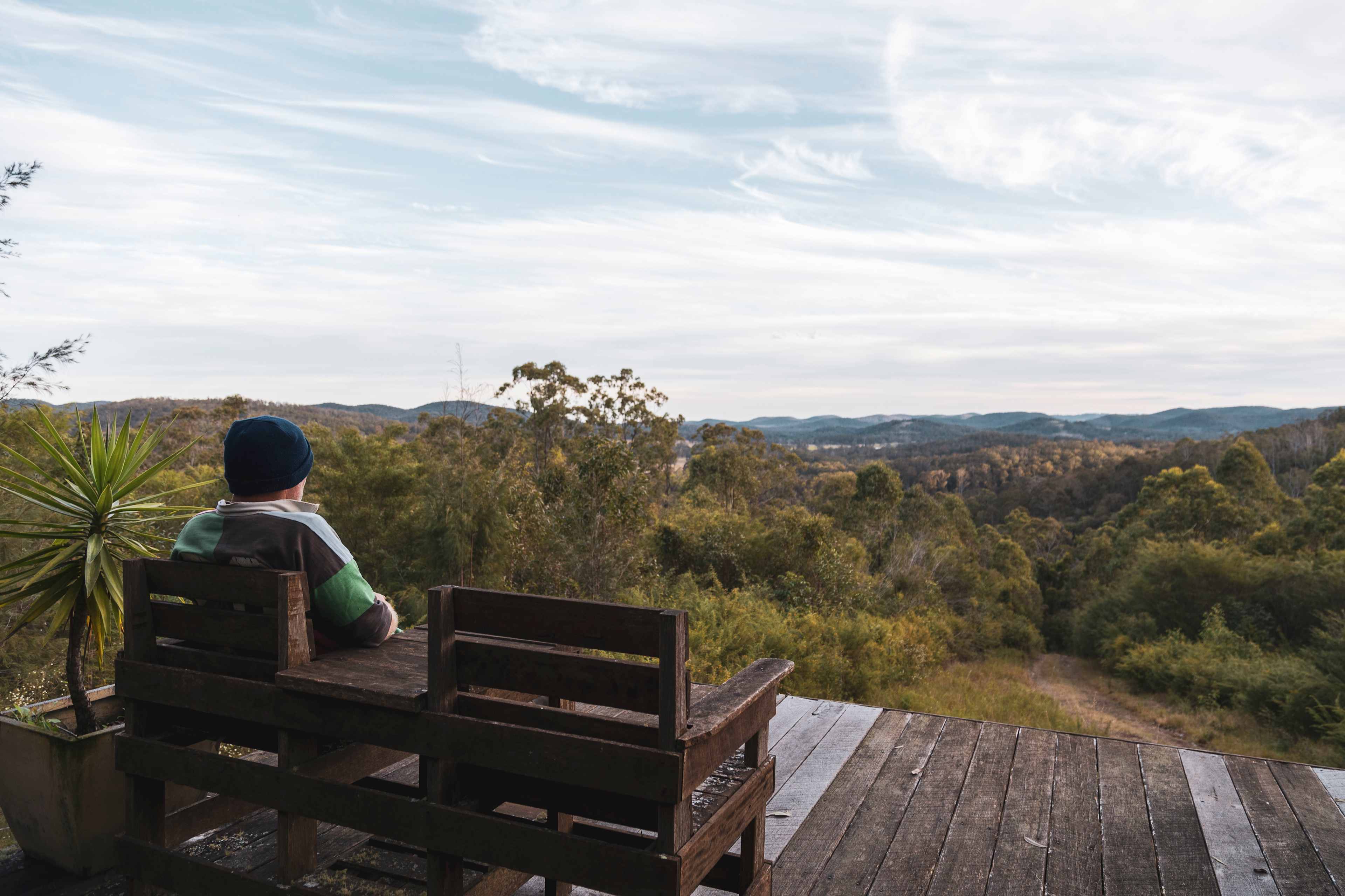 Scenic views from the top of the hill. 