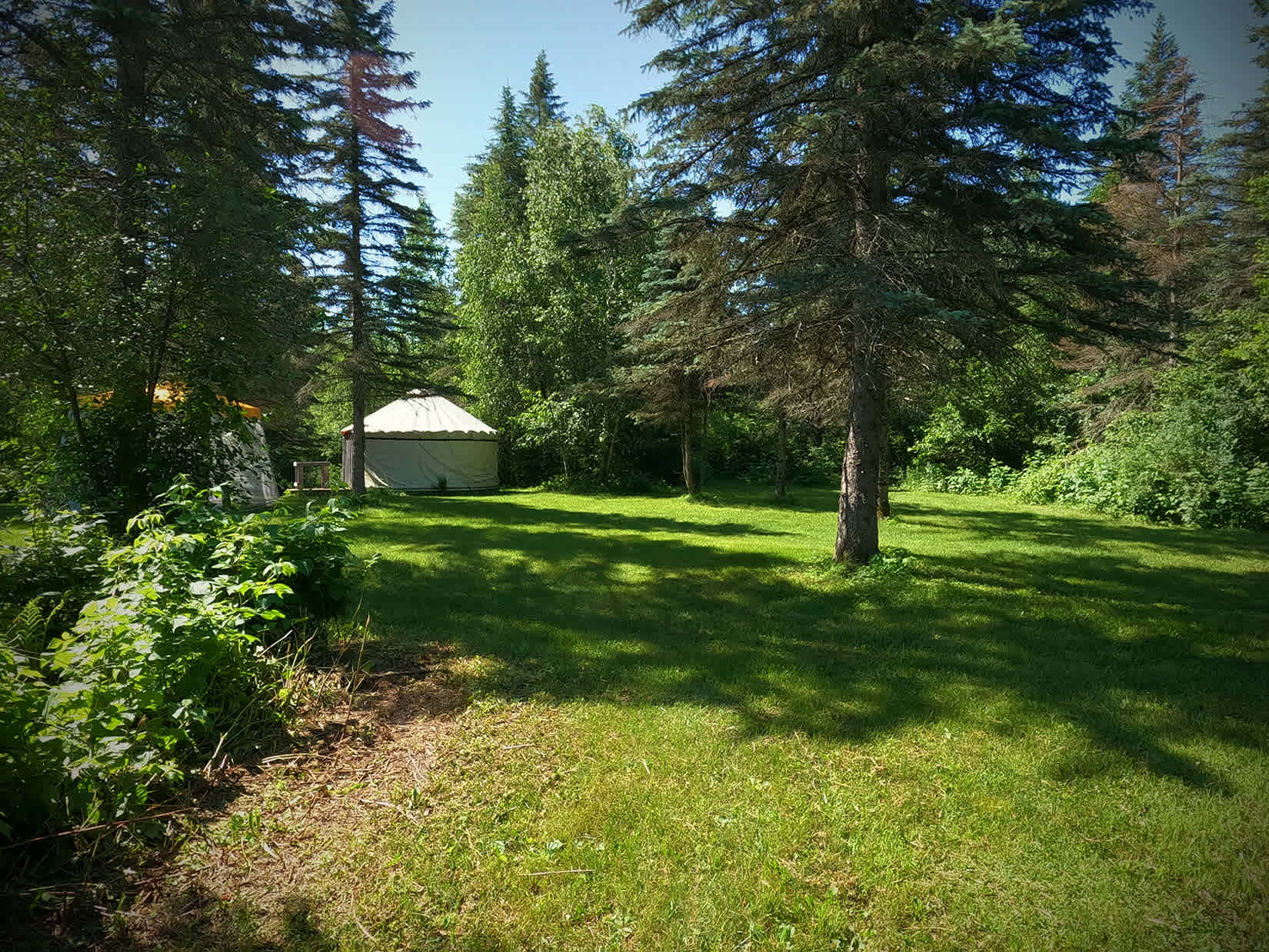 Plenty of private space to relax in or invite other friends and family to pitch a tent for a small additional fee!