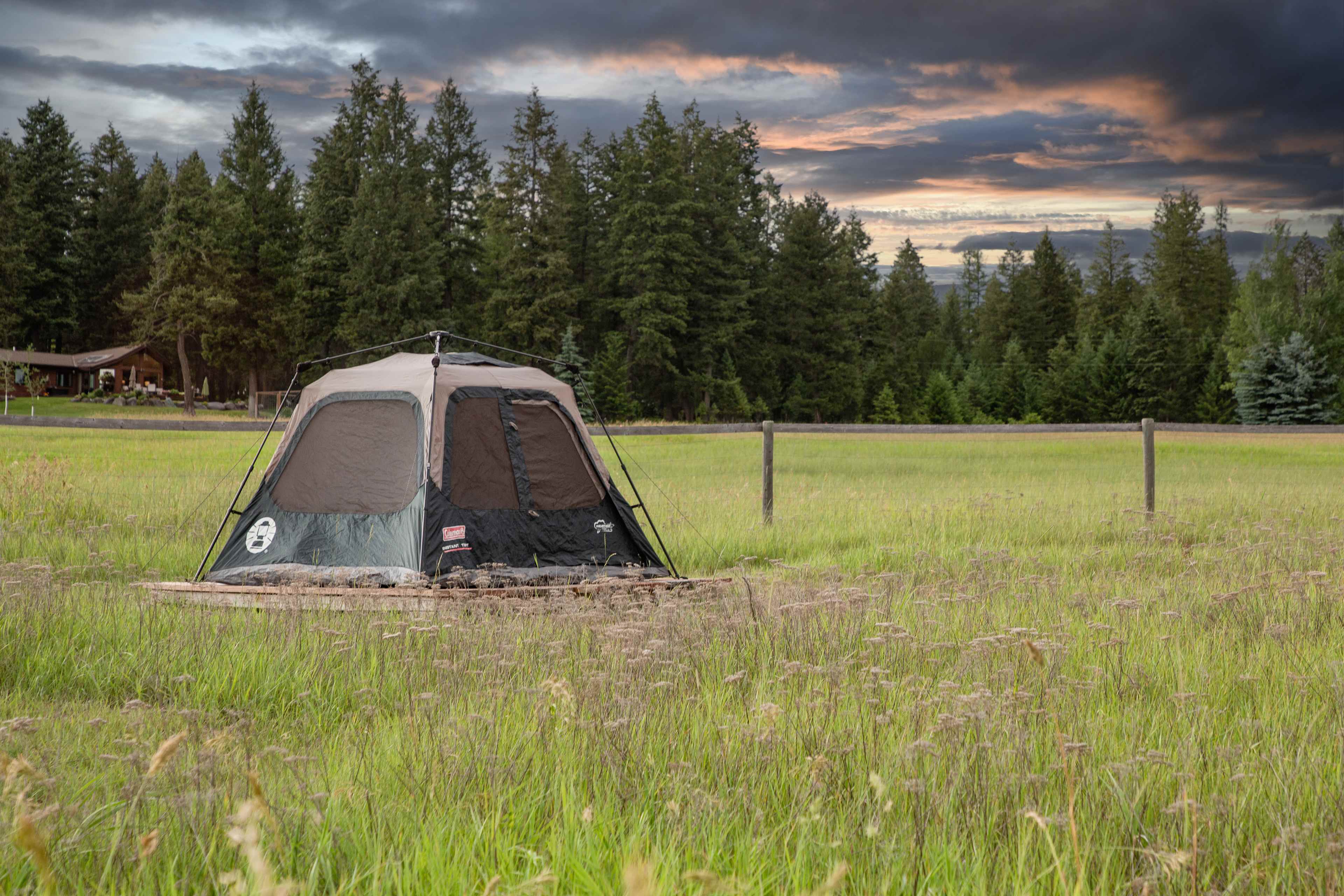 What a great place to pitch a tent.