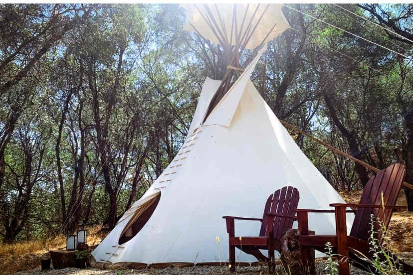 Hilltop Acres Tipi Glamp Camp