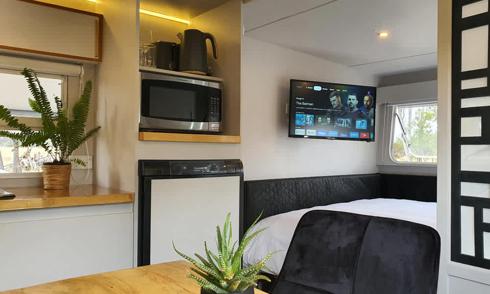 GlamVan is fully fitted with modern features