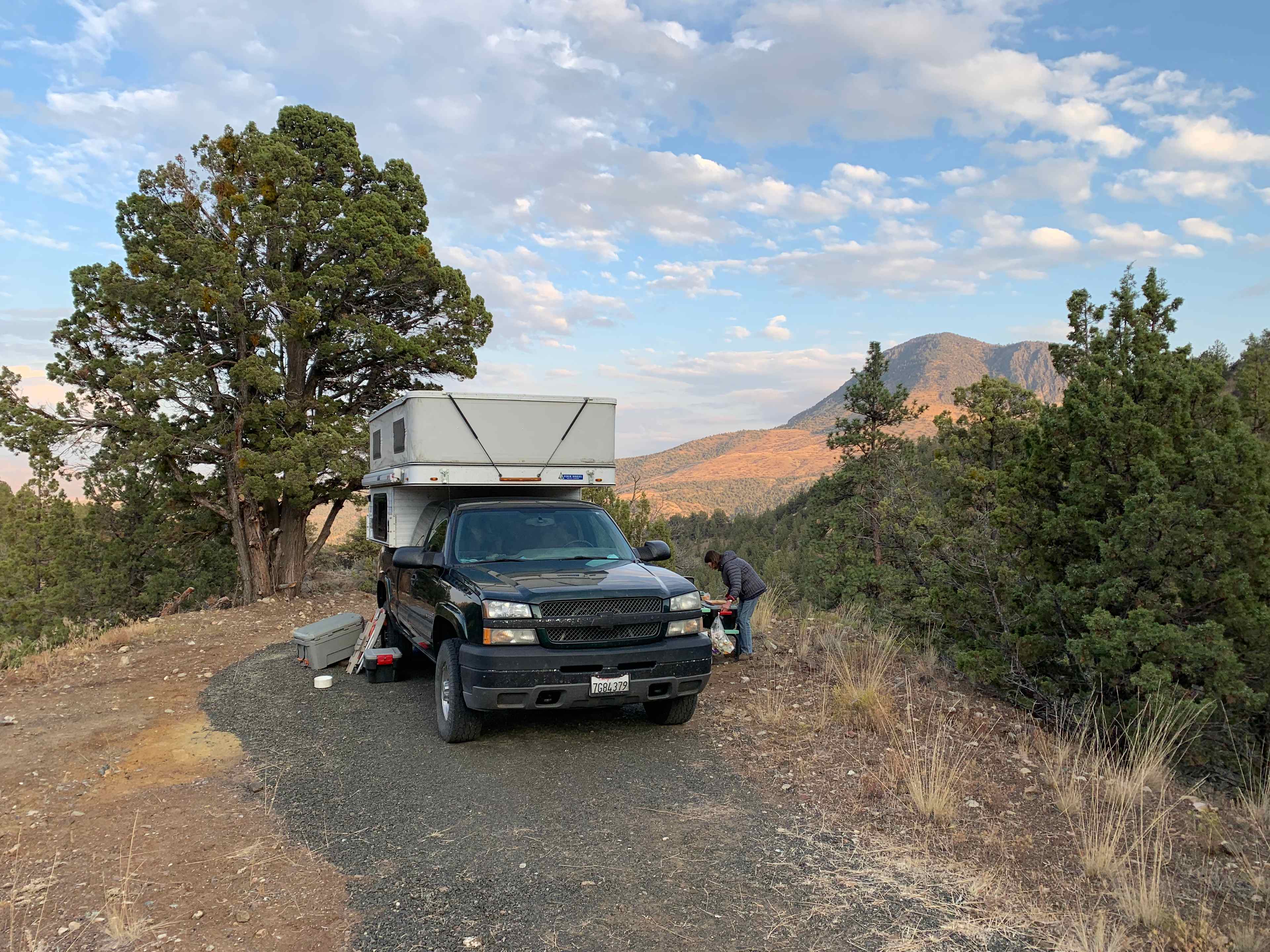 Back Side of Painted Hills Camping
