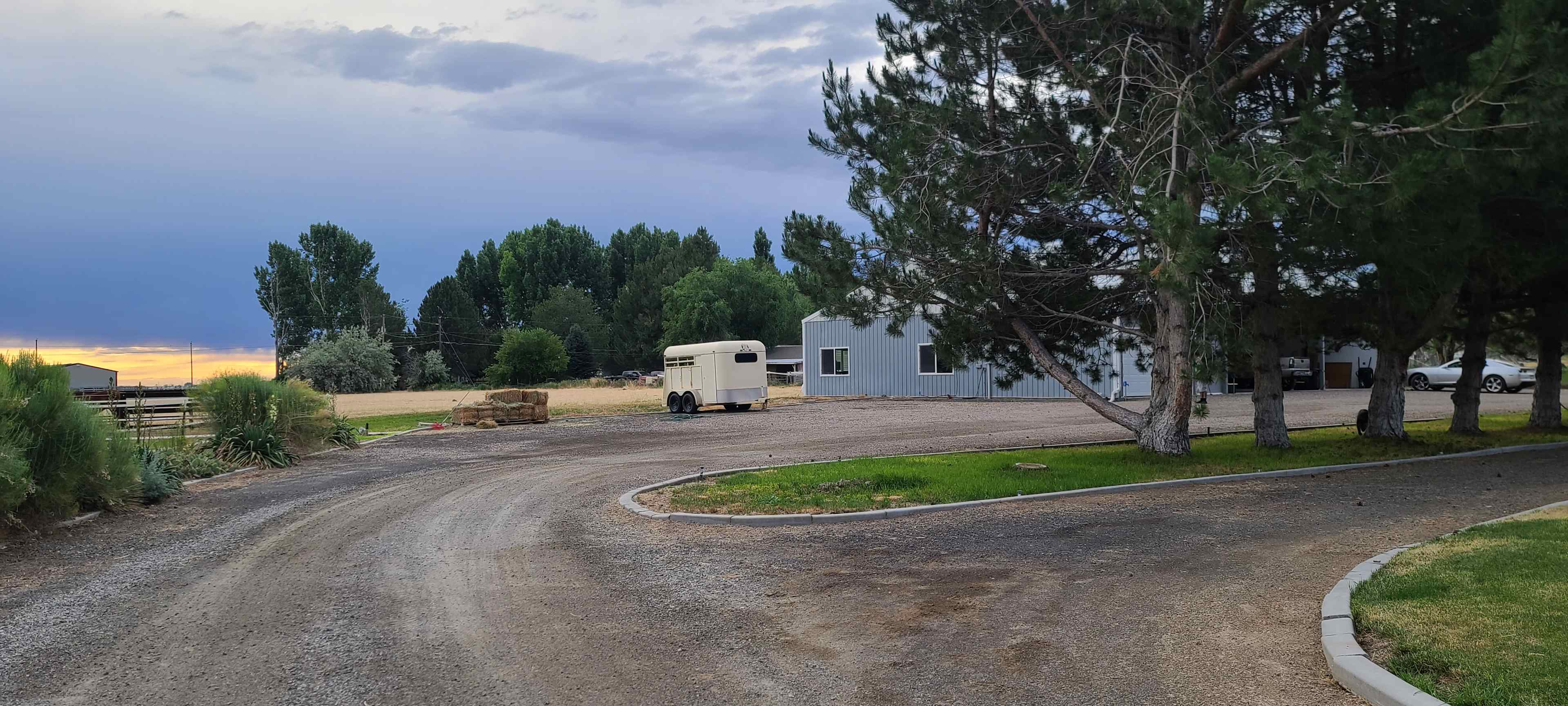 Driveway Leading Up to Designated Spot