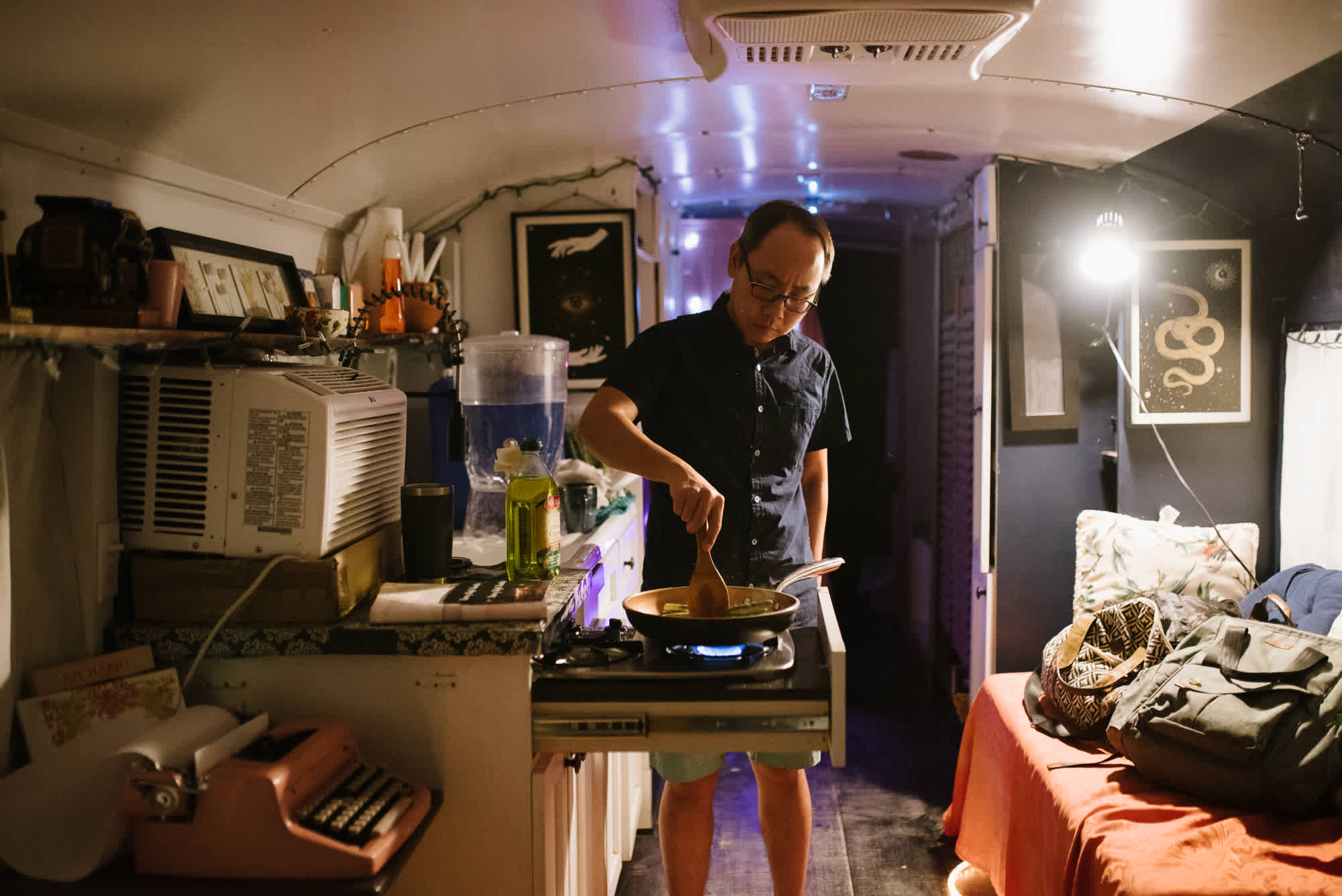 cooking on the drawer stove