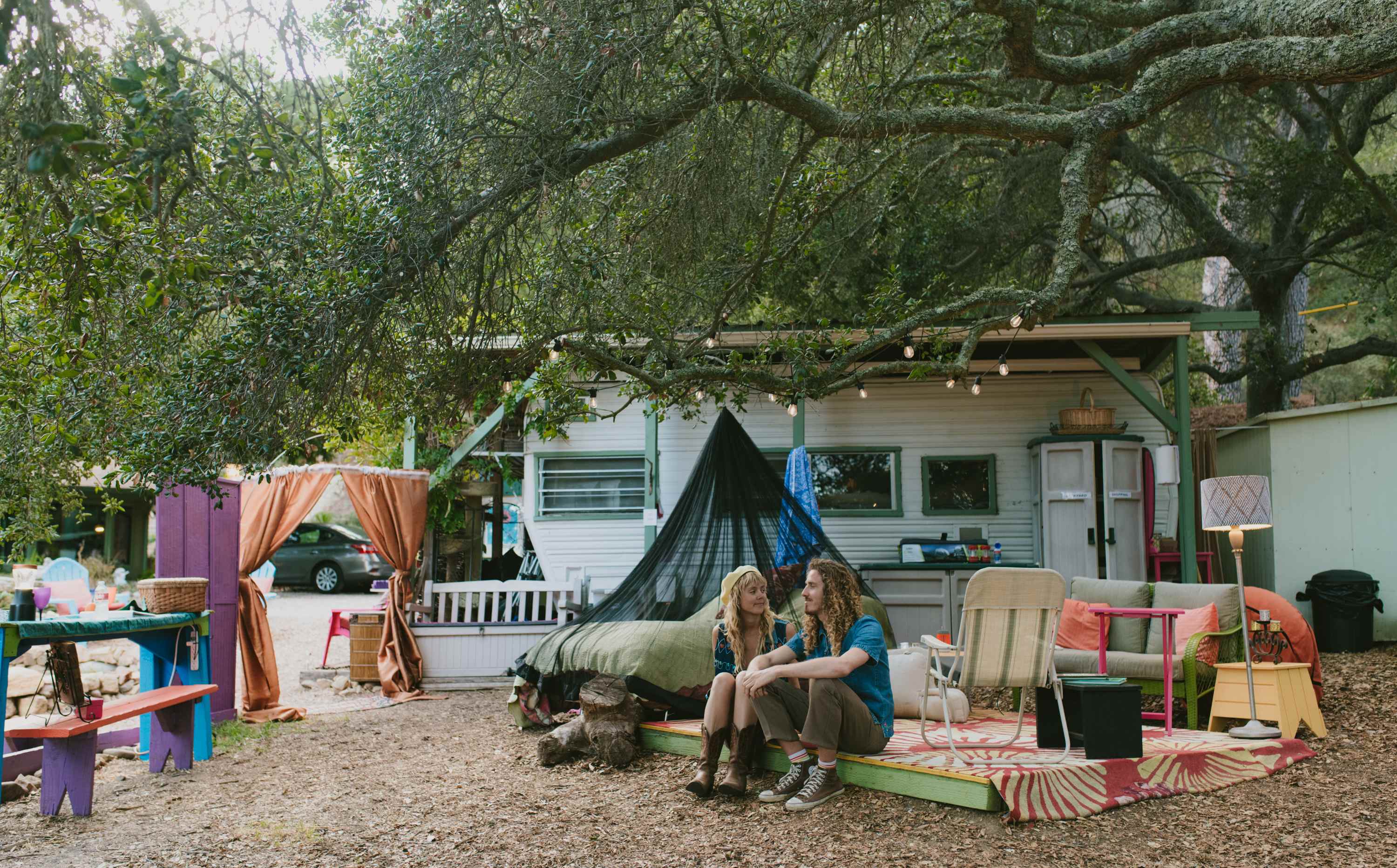 The main camp setup. 