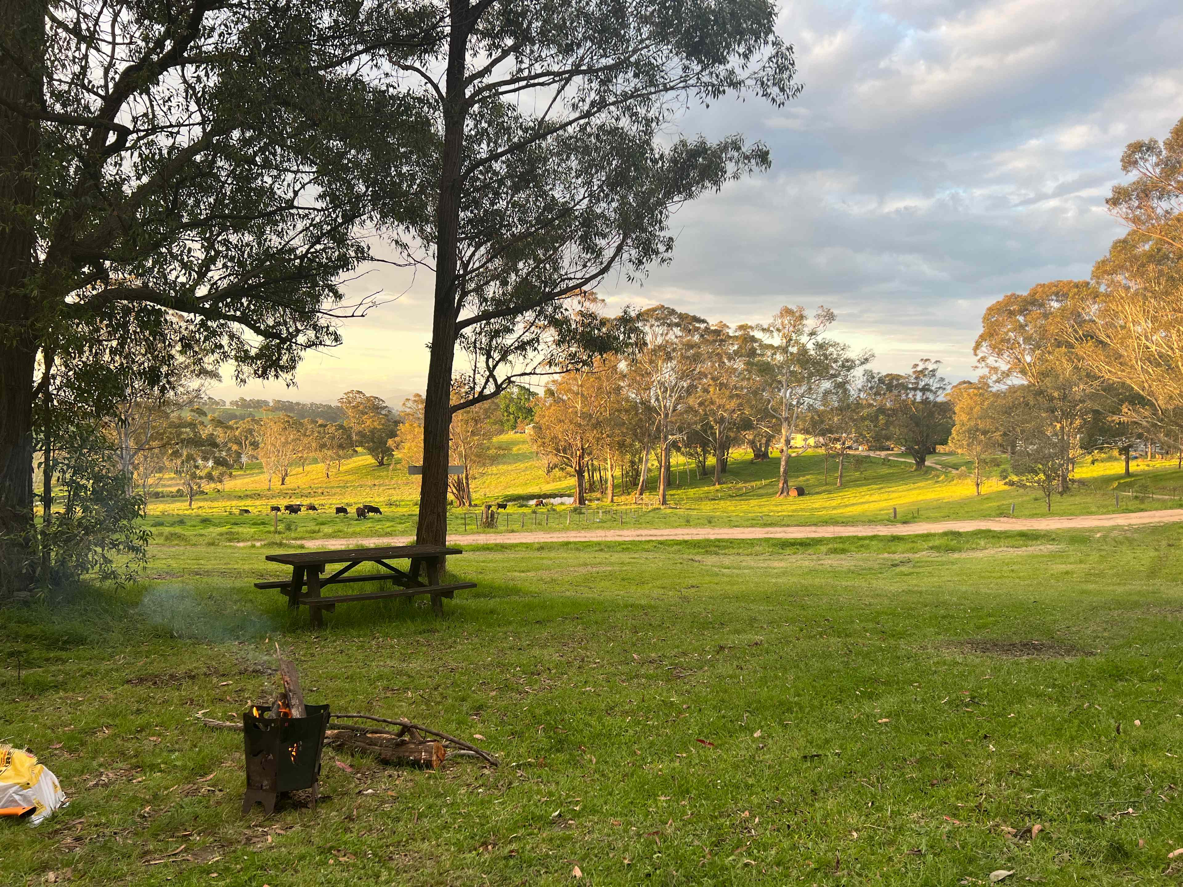 Our amazing view from the Campsite - so peaceful!