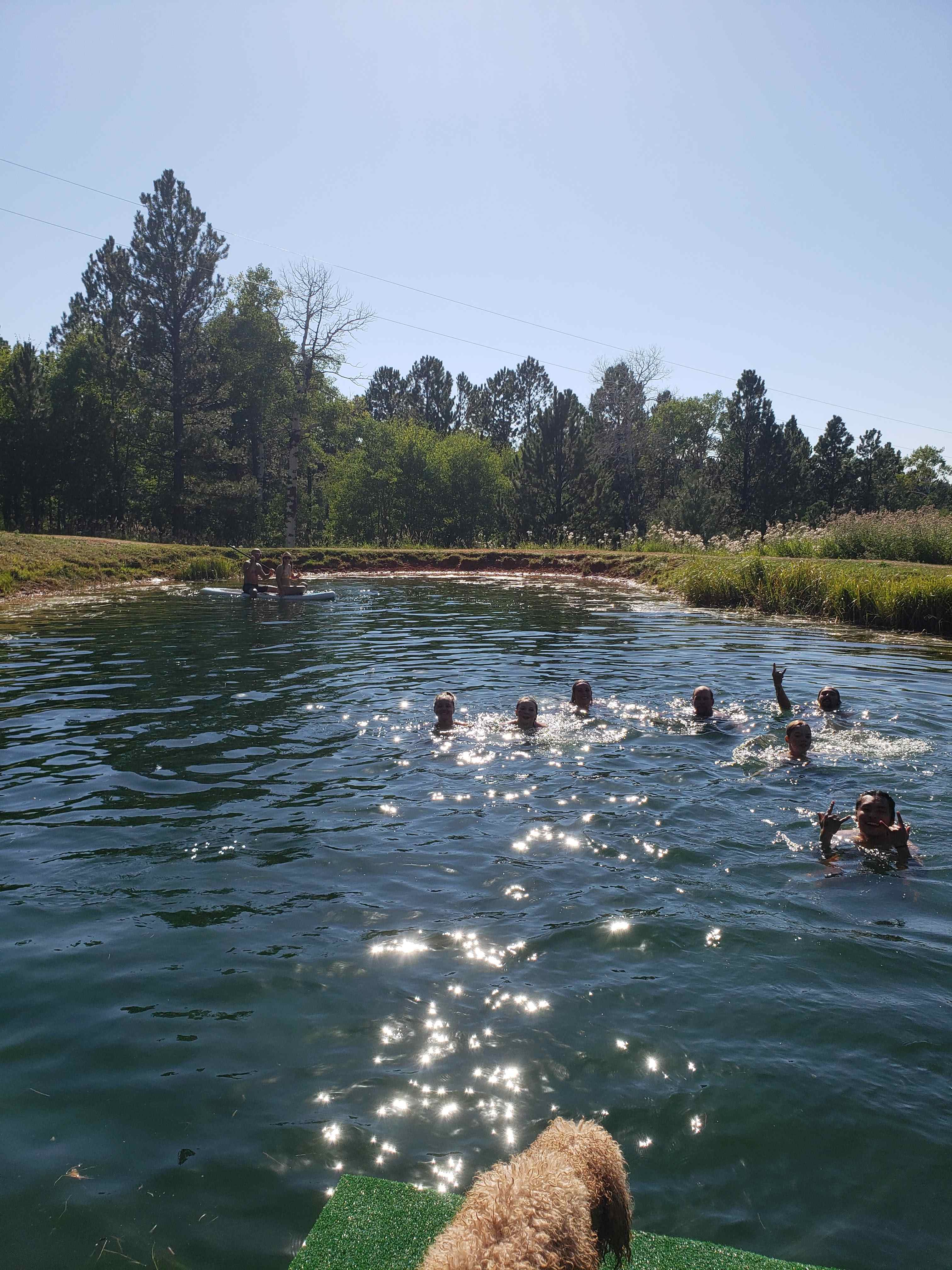 Private swimming hole, nothing but fun!