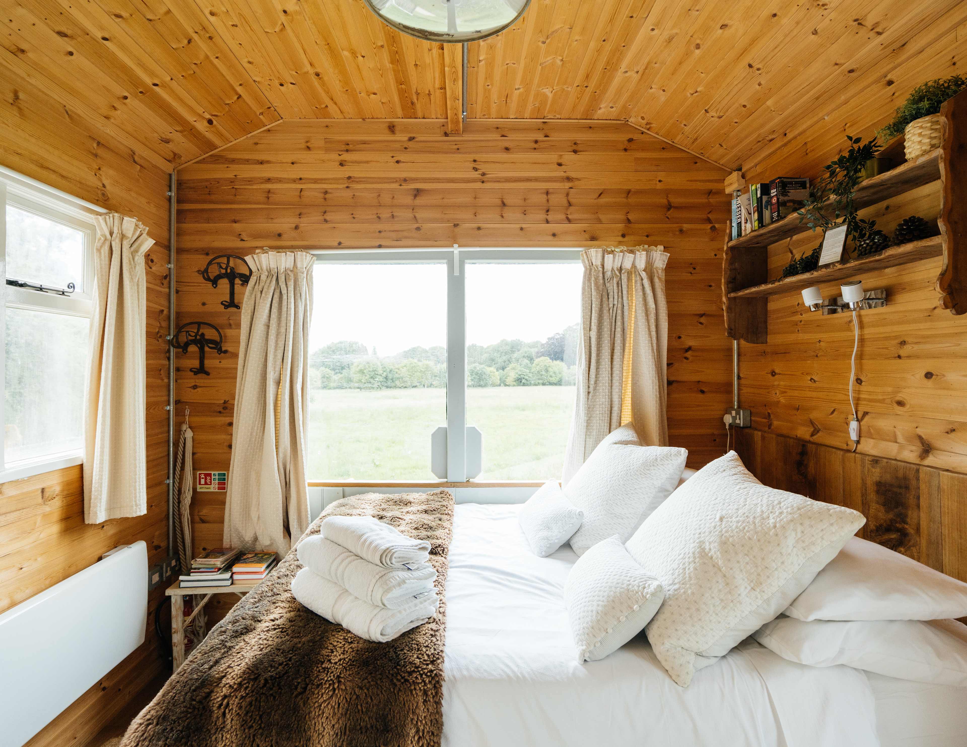 Bustard Hut main bed