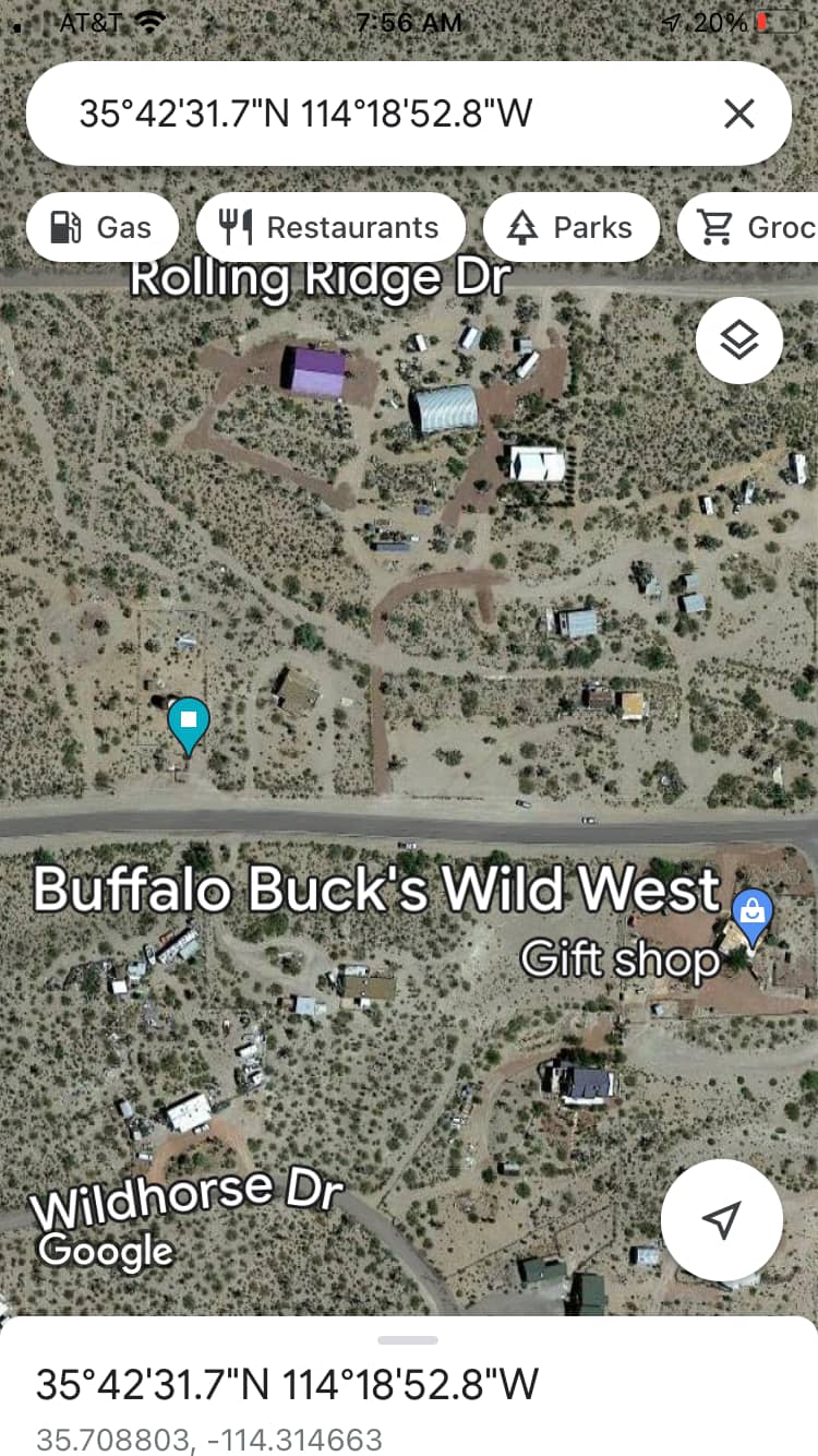 White Hills Az. Campsite