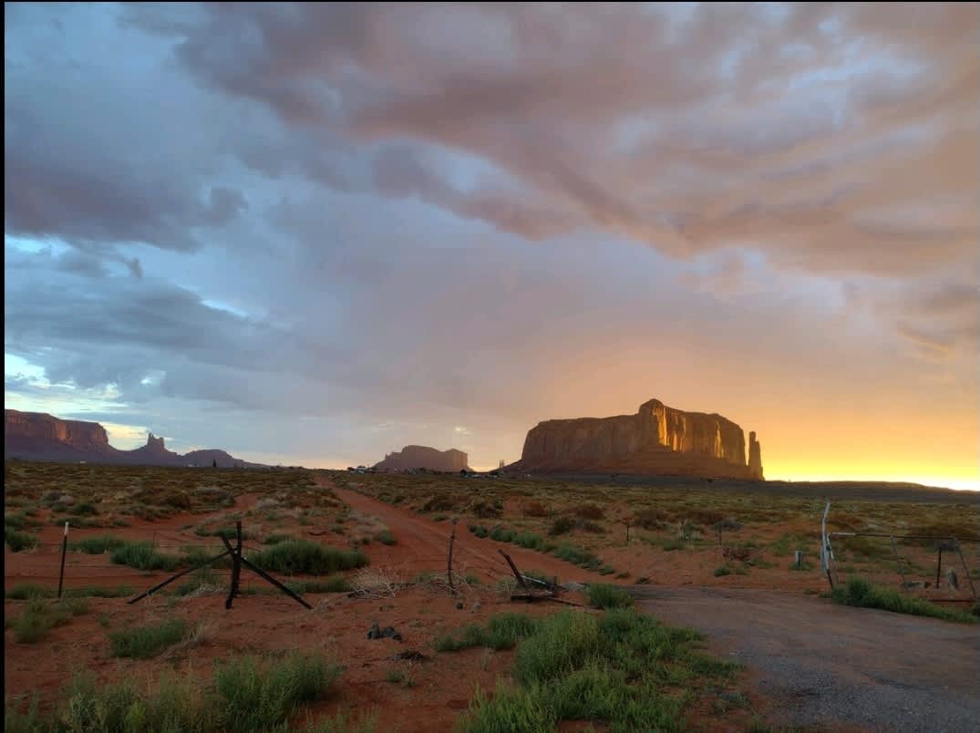 Sunrise camping