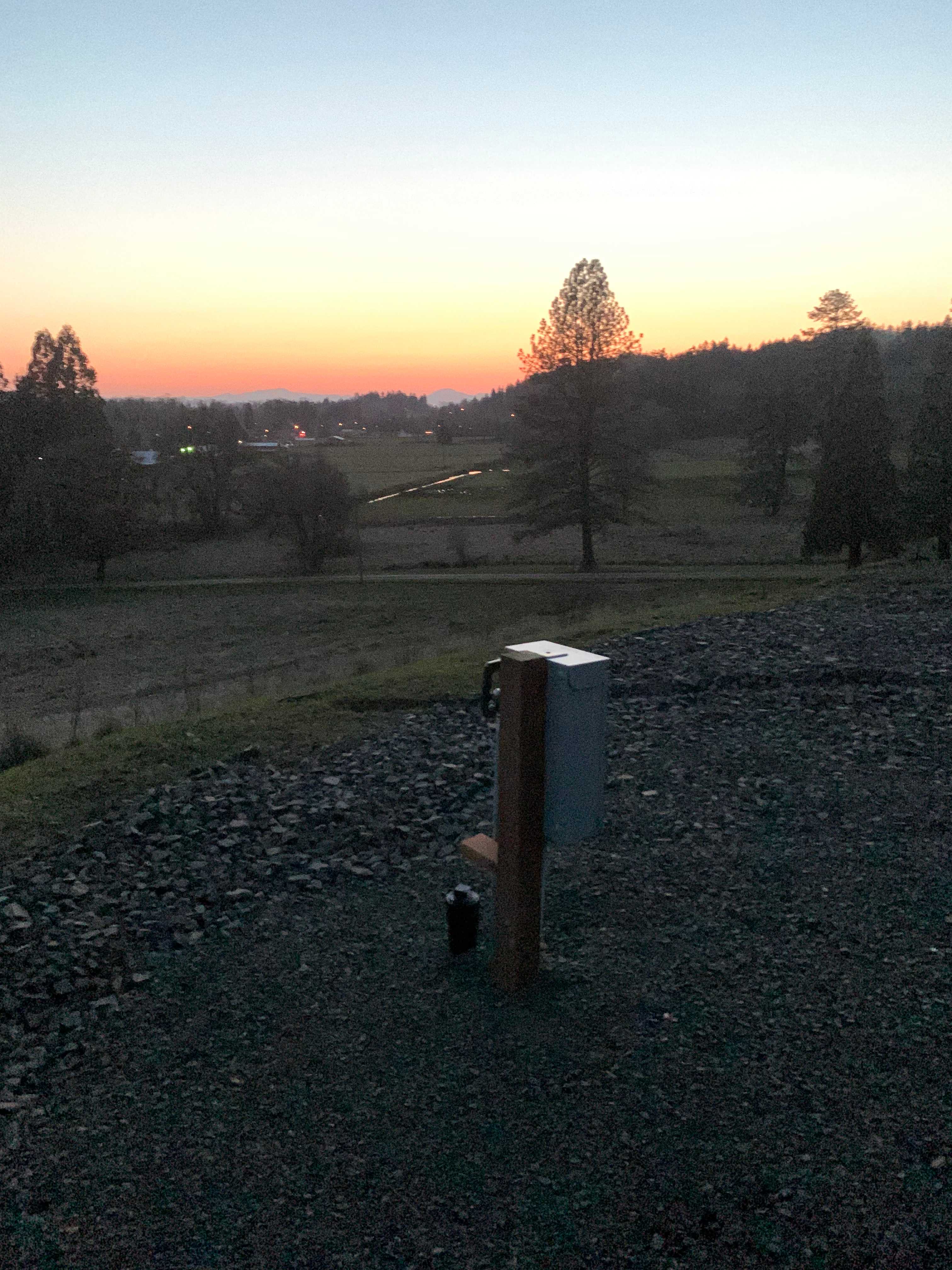 Typical sunset to the west