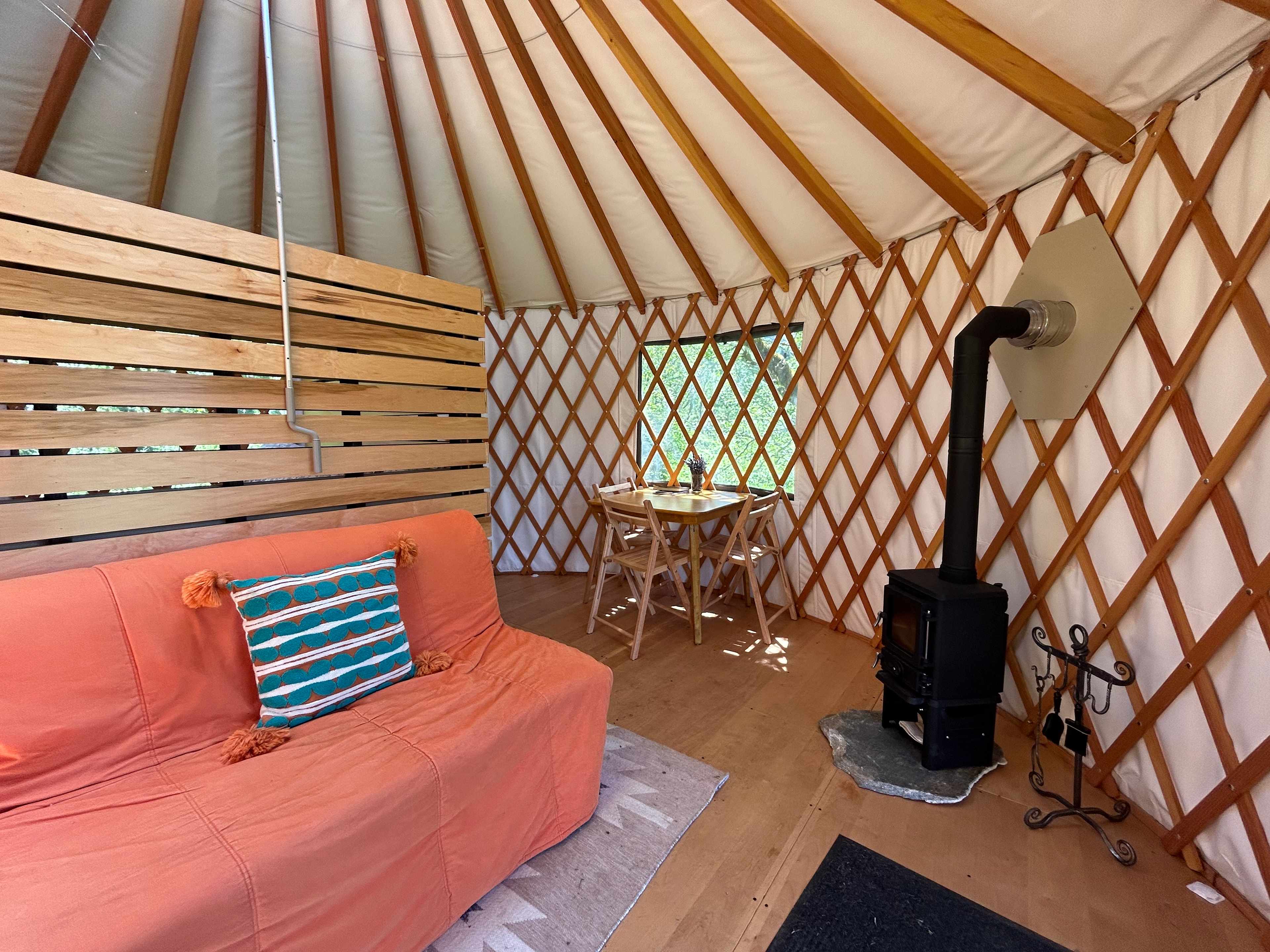 Squared Roots Farm Yurt
