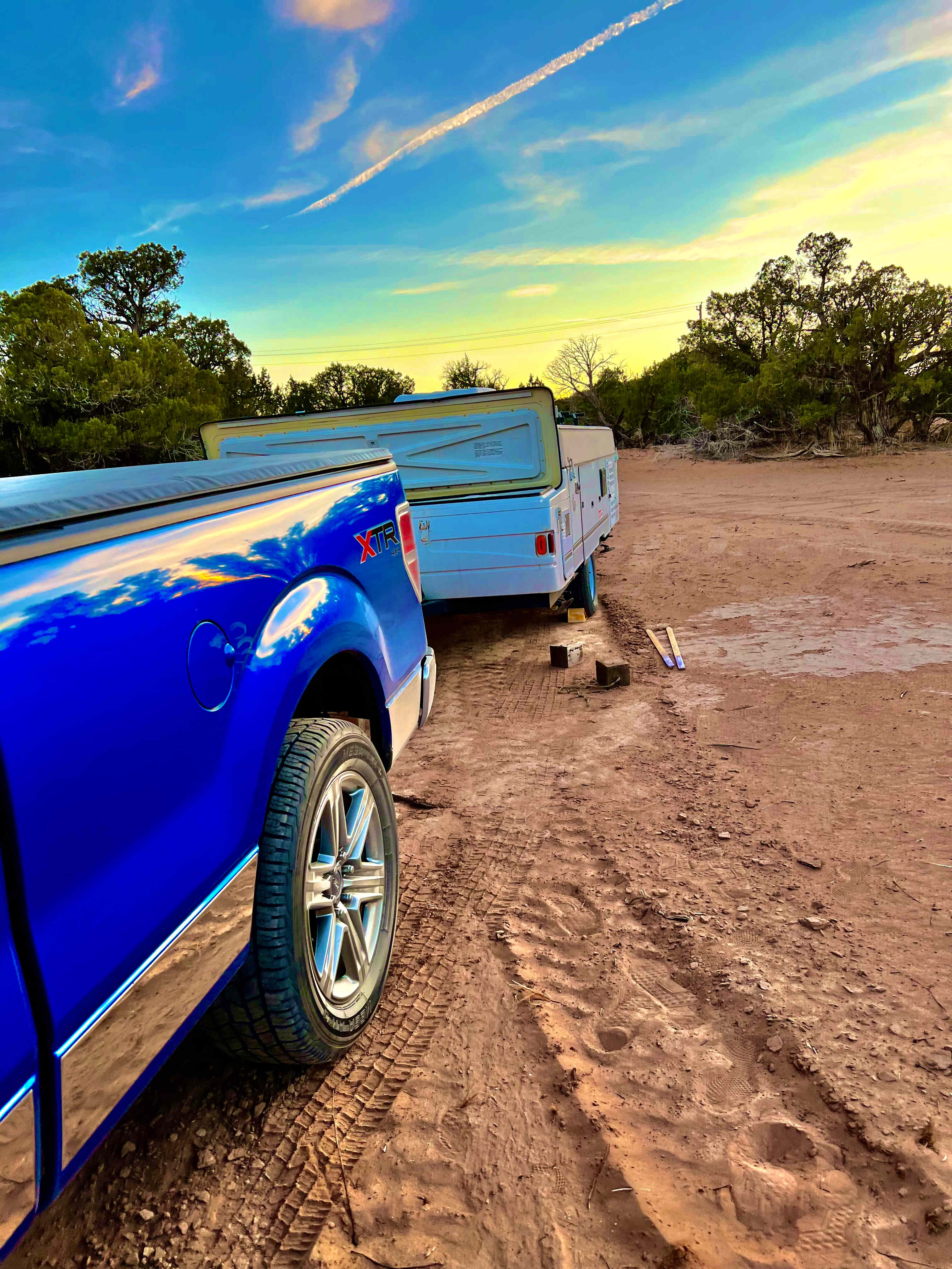 Space for 10’x20’ camping trailers. 