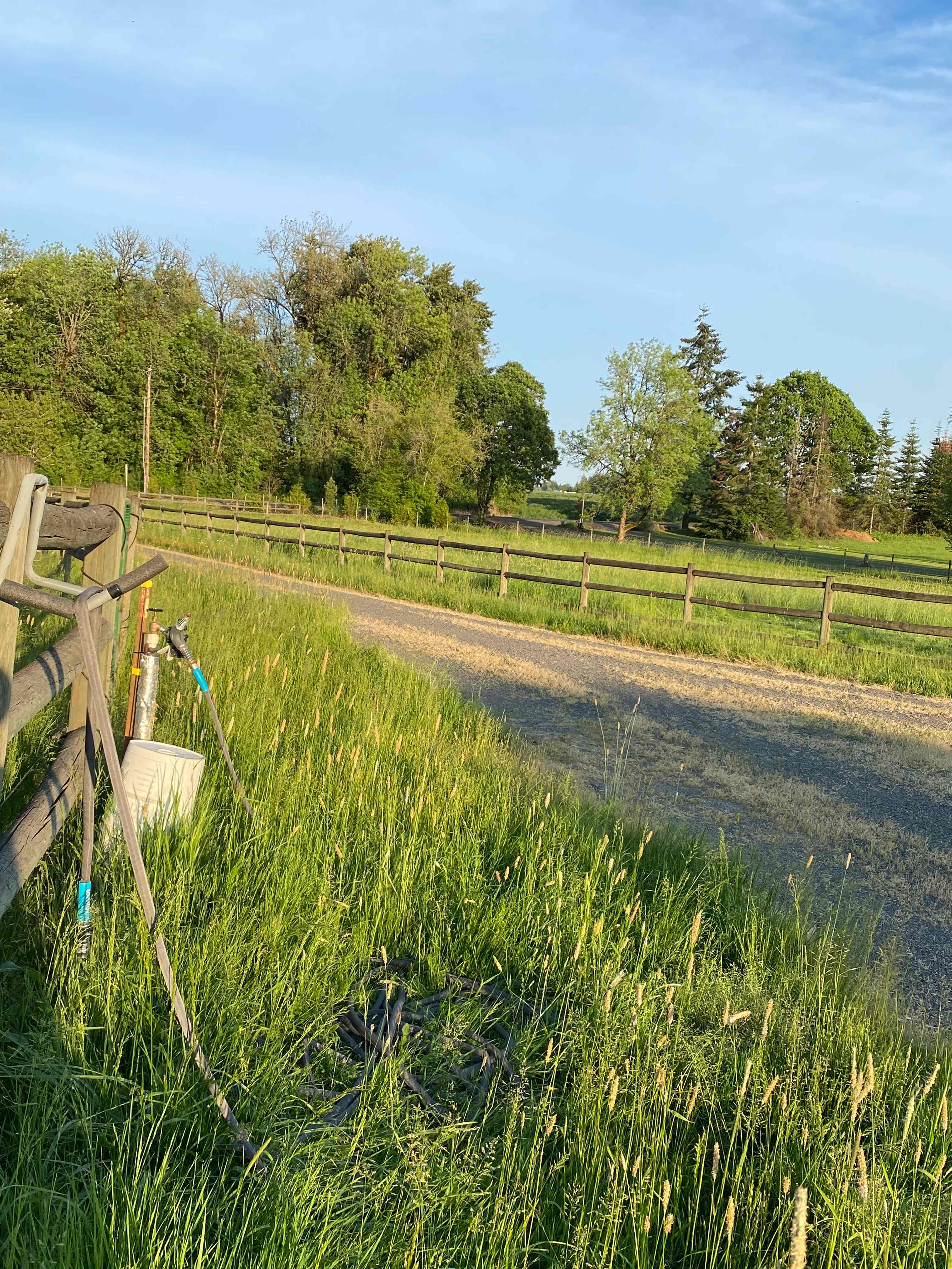 Water hook up 



Water hook up pump (left) Camp field (right)side.