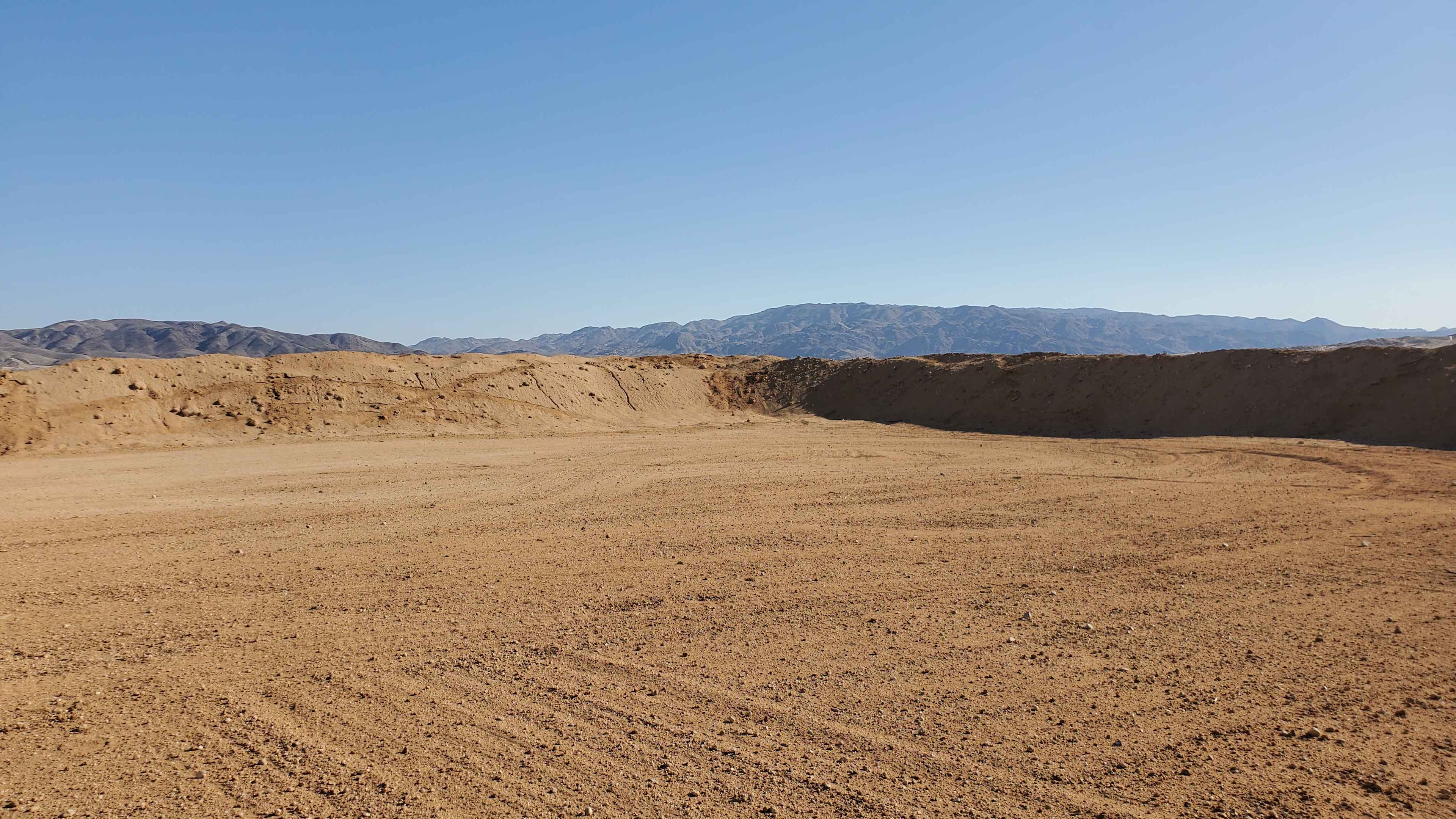 inside secluded berm area