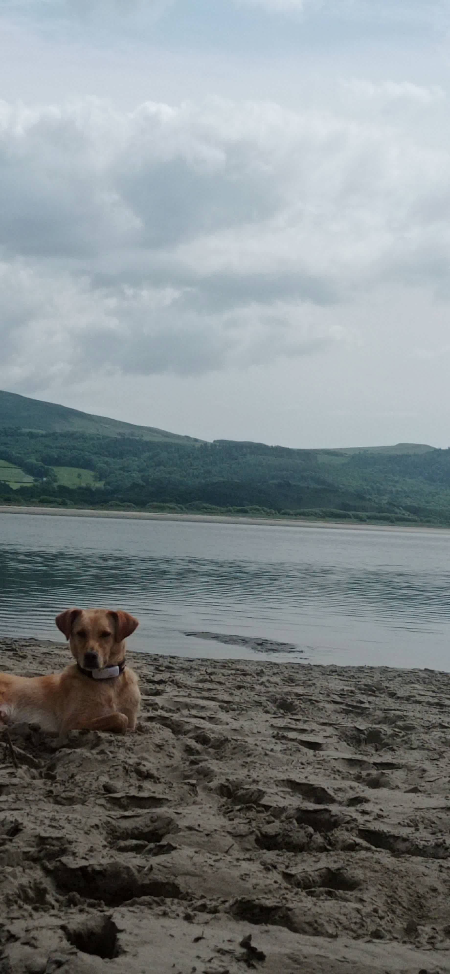 Time to relax after a lot of fun on the beach
