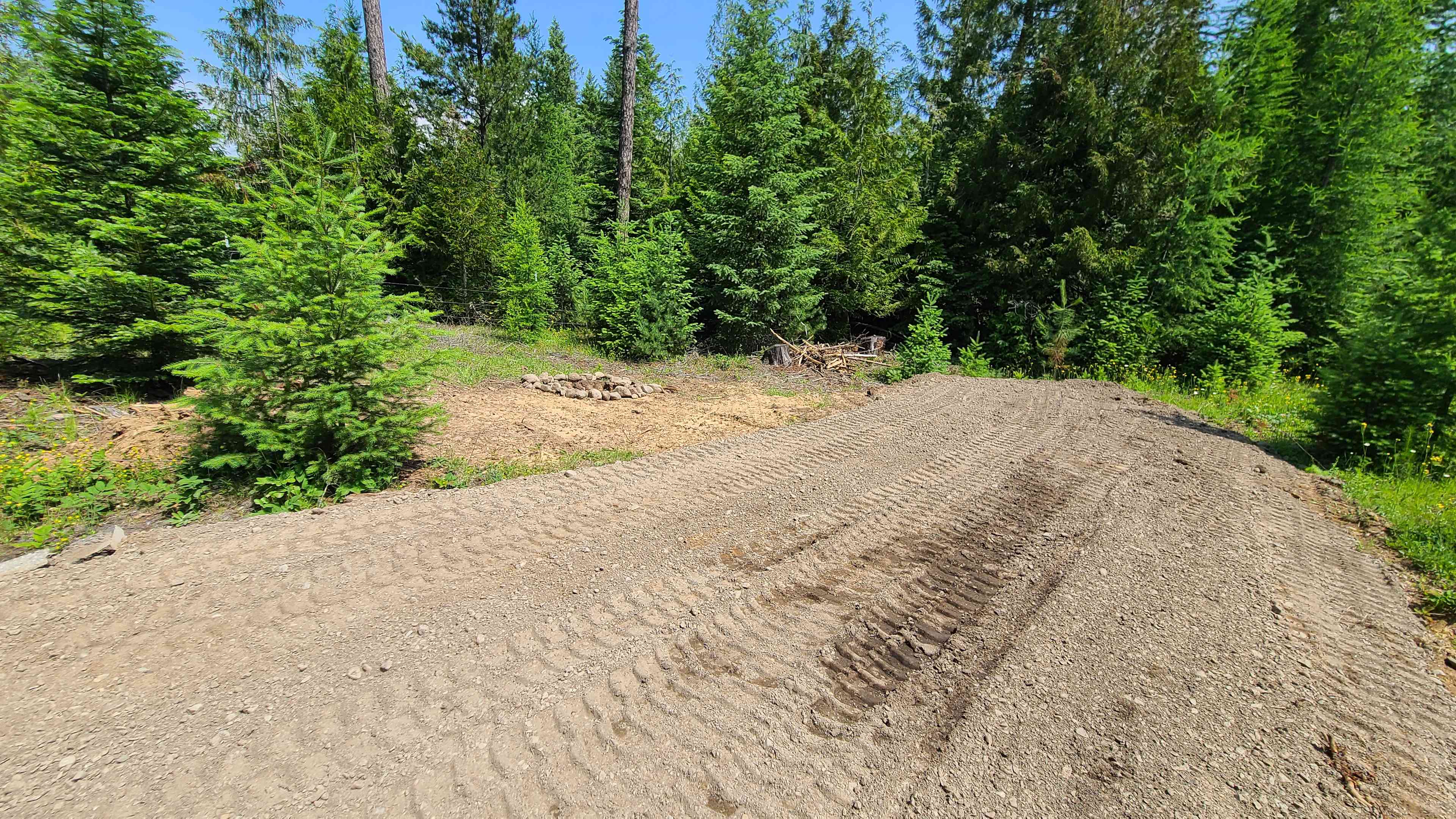 Gravel RV Pad area 