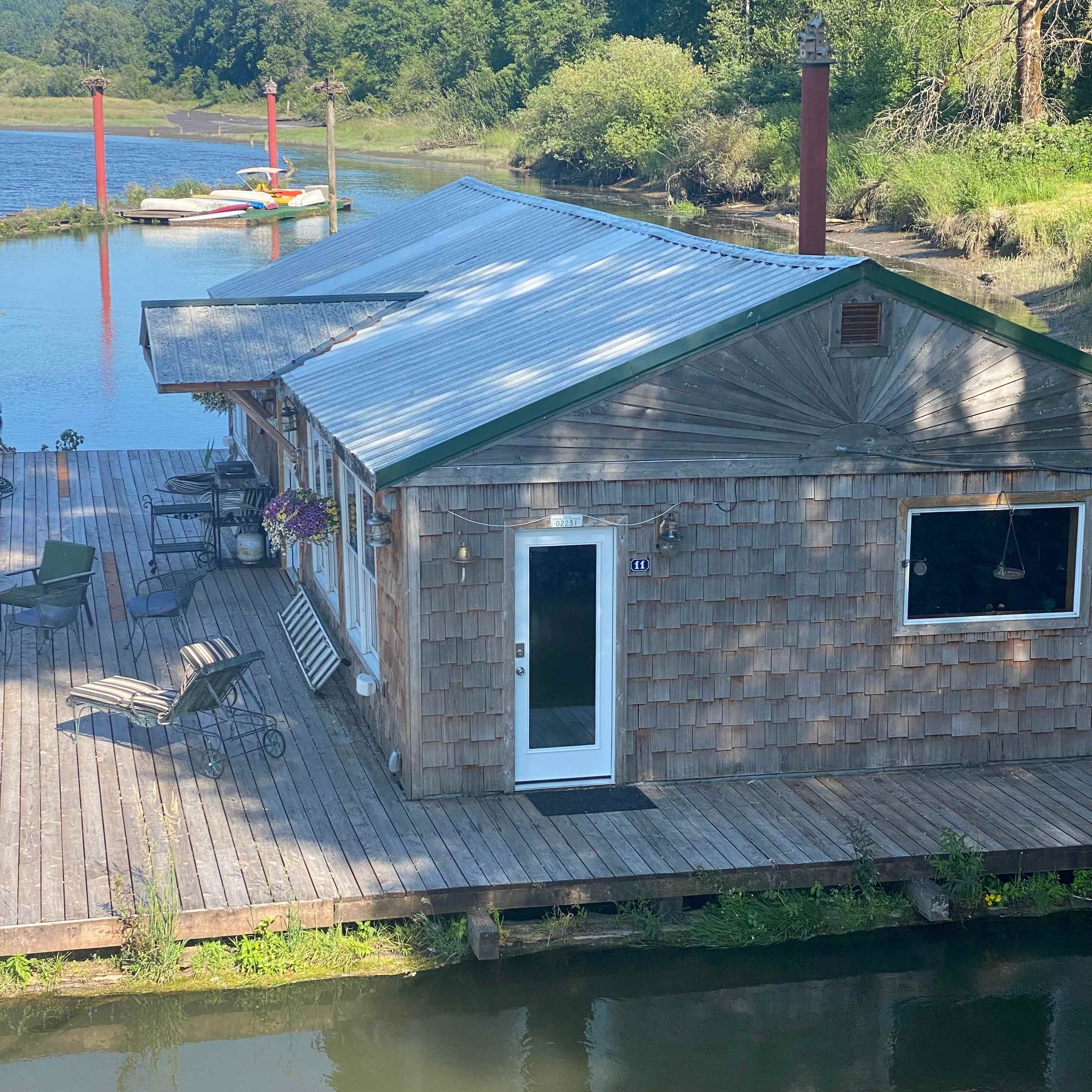 The boathouse