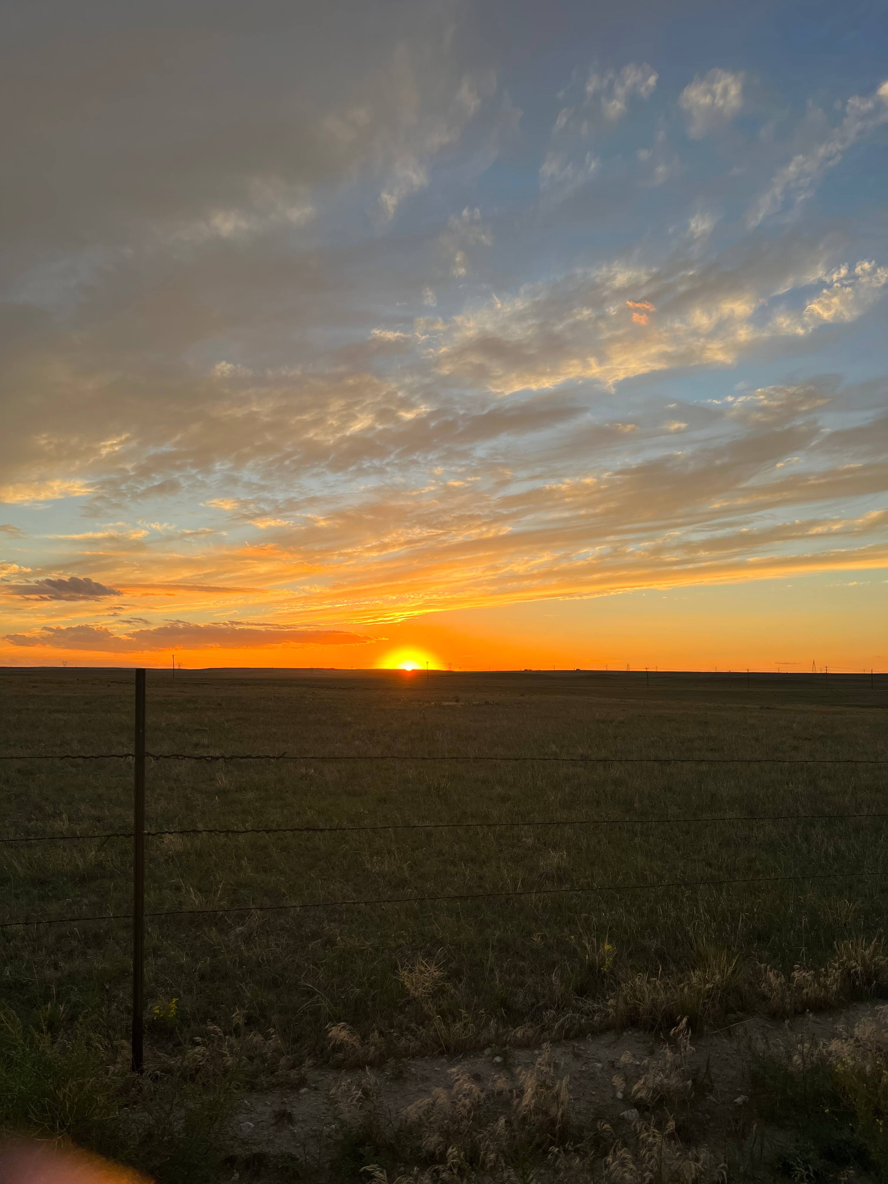 Sunset to the West