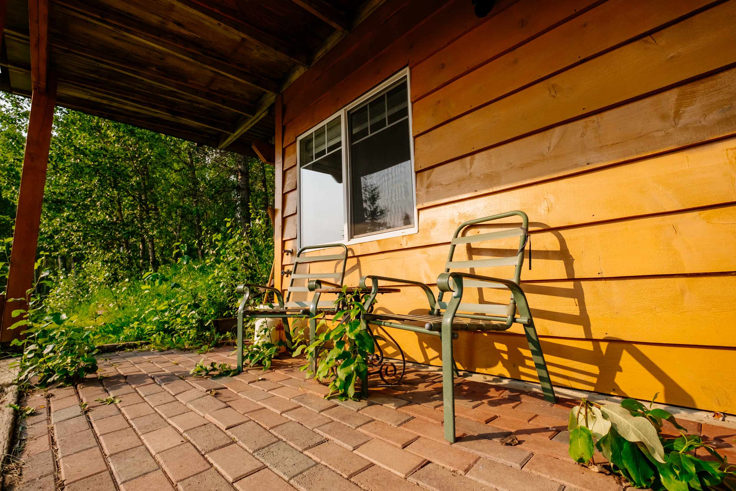 Front patio of lower suite.