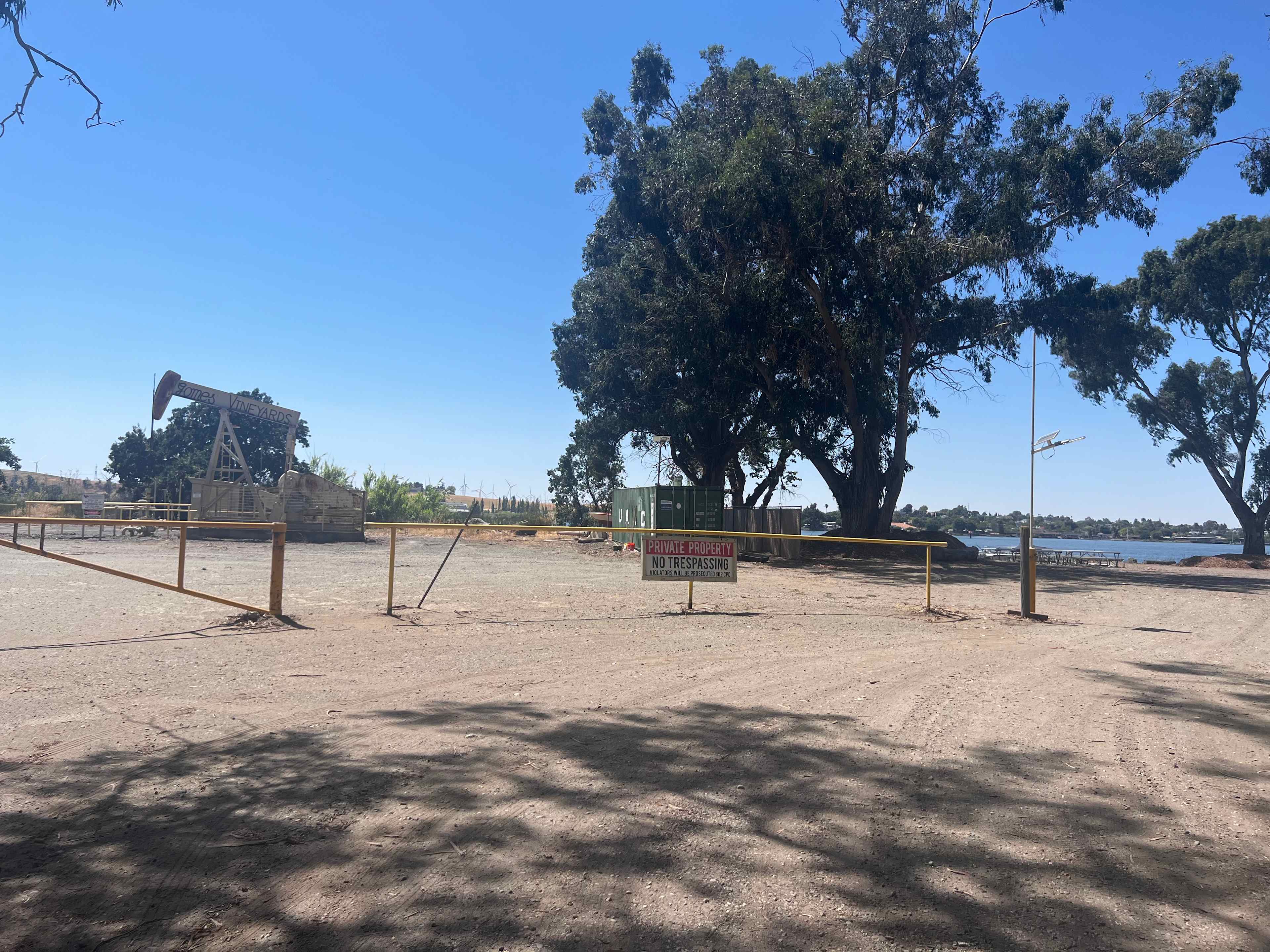 Veer right for entrance to property