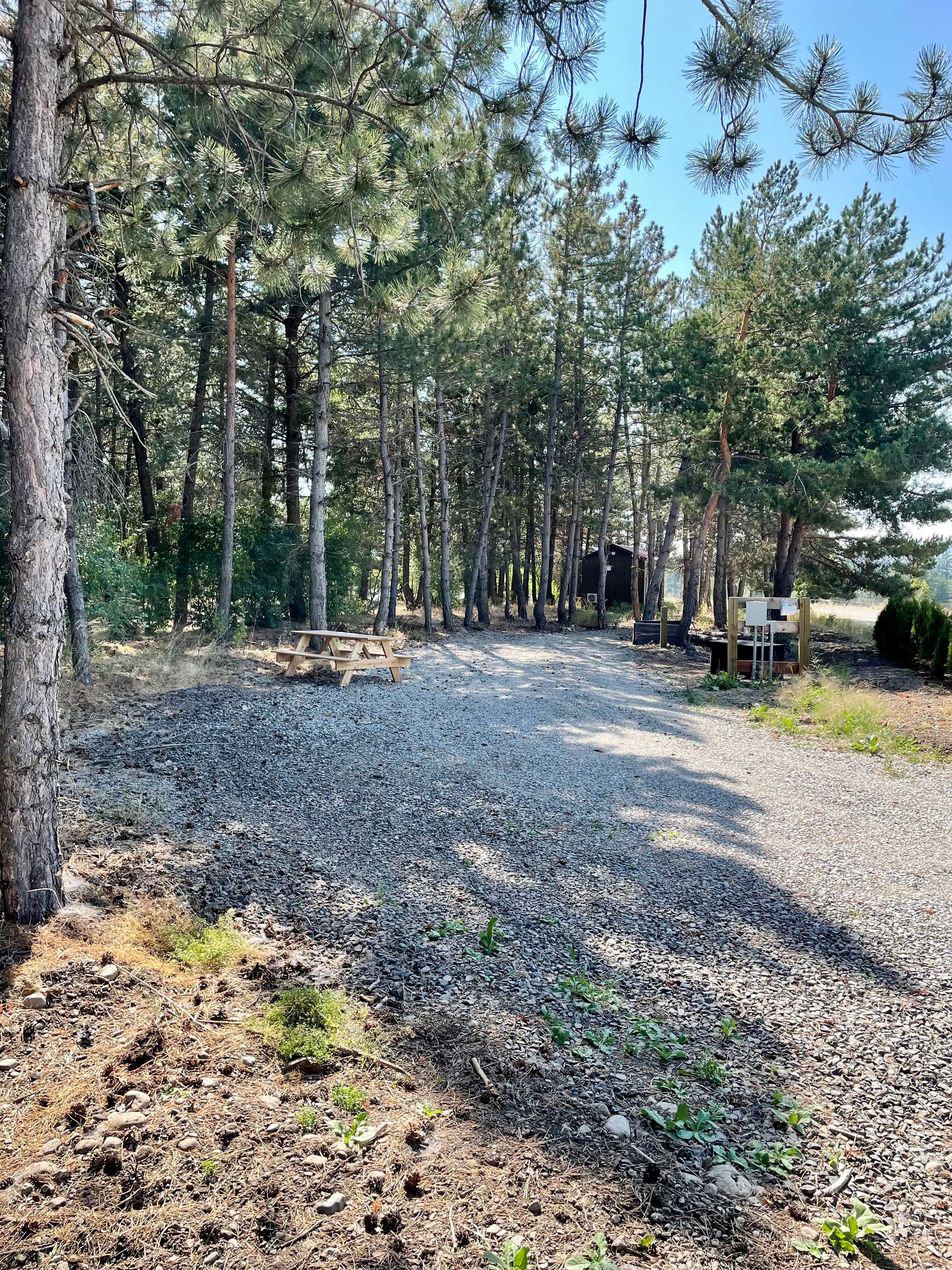 RV site with power and water
