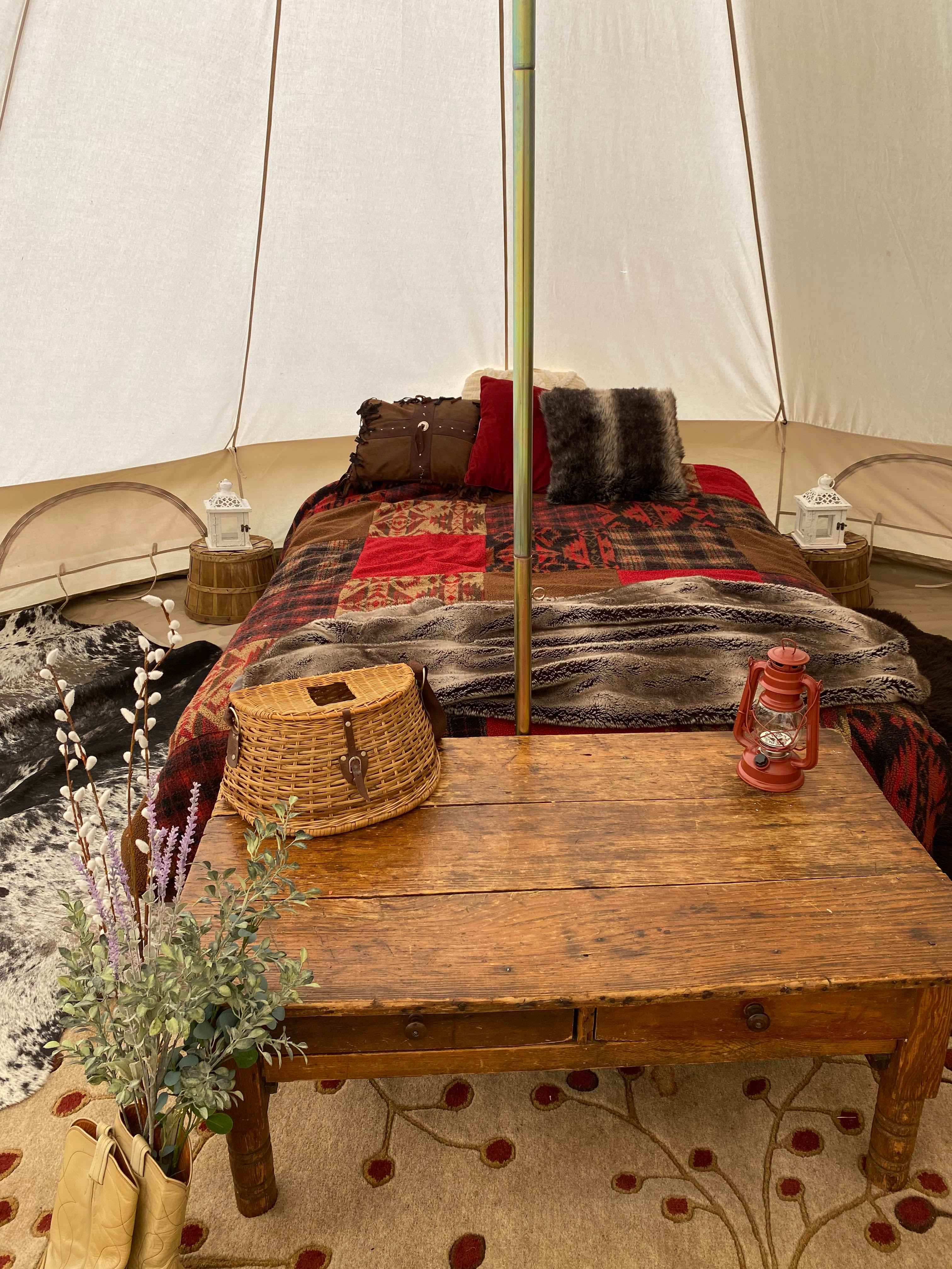 A warm, comfy bed to recharge for the next day