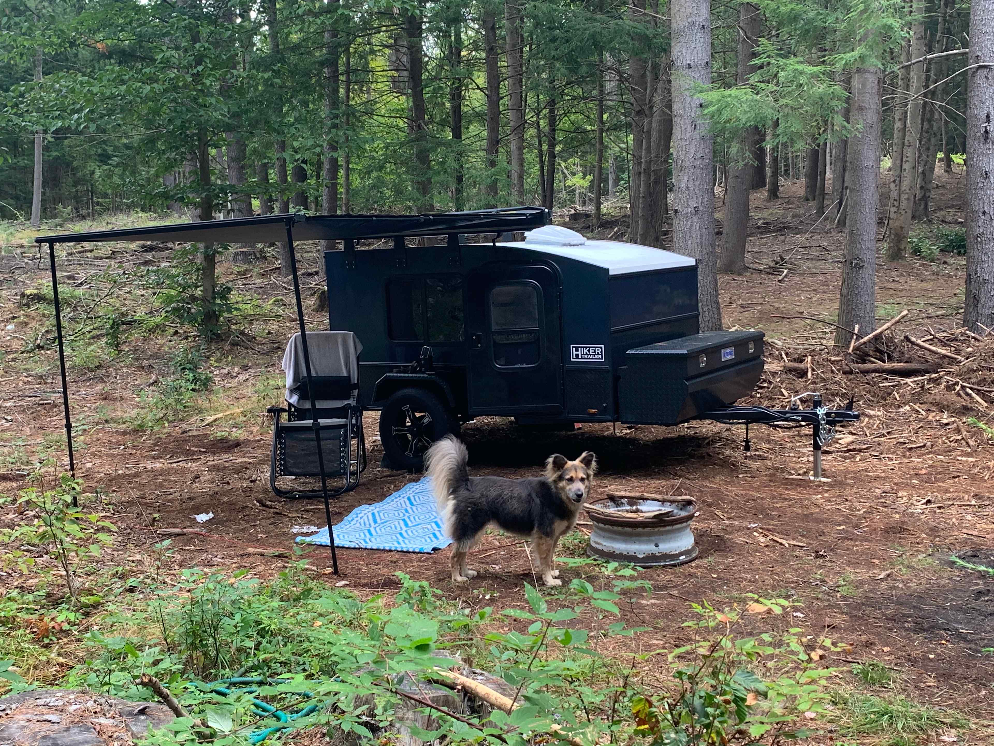 Fish house campsites