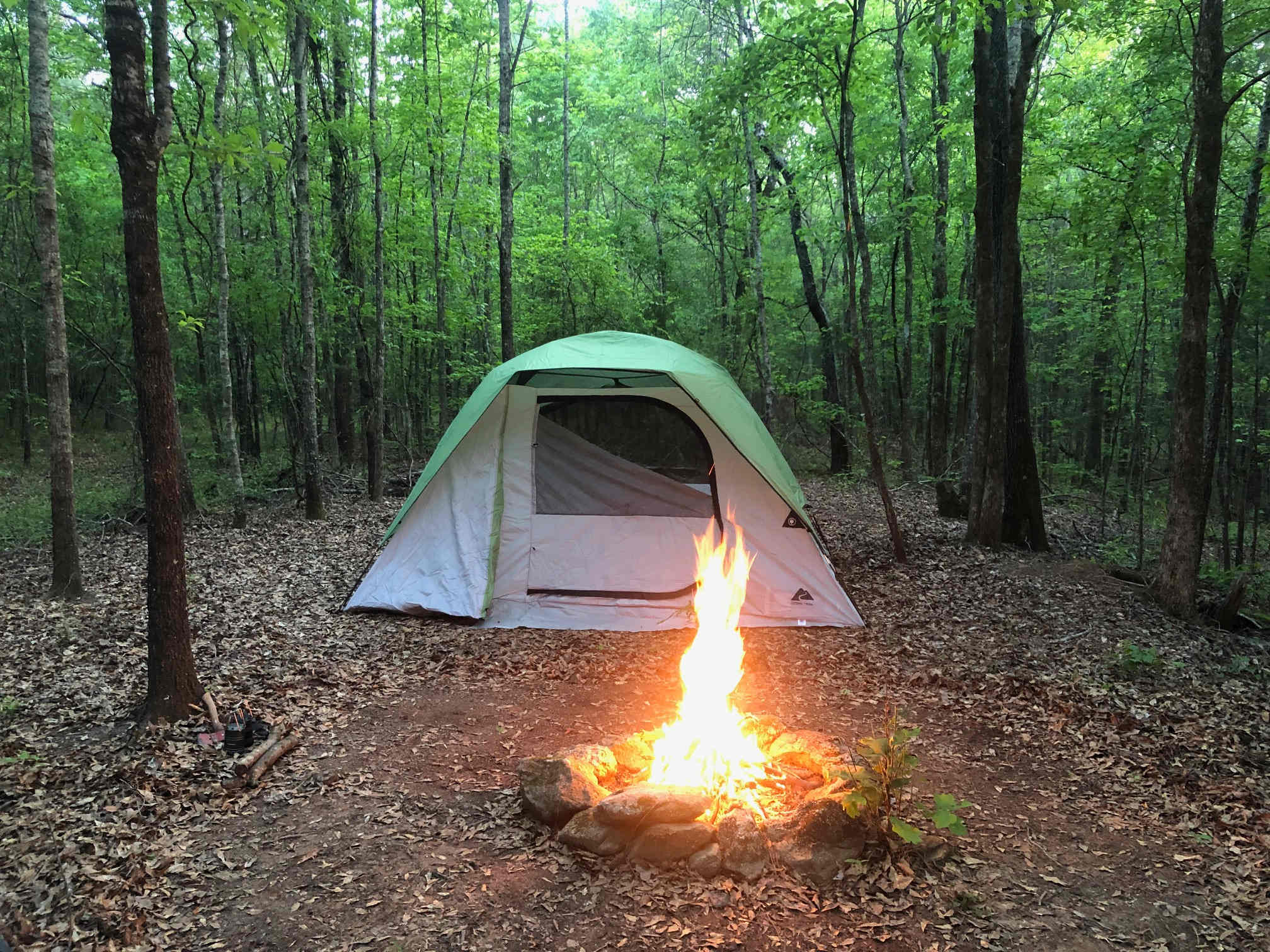 Tent at site 2