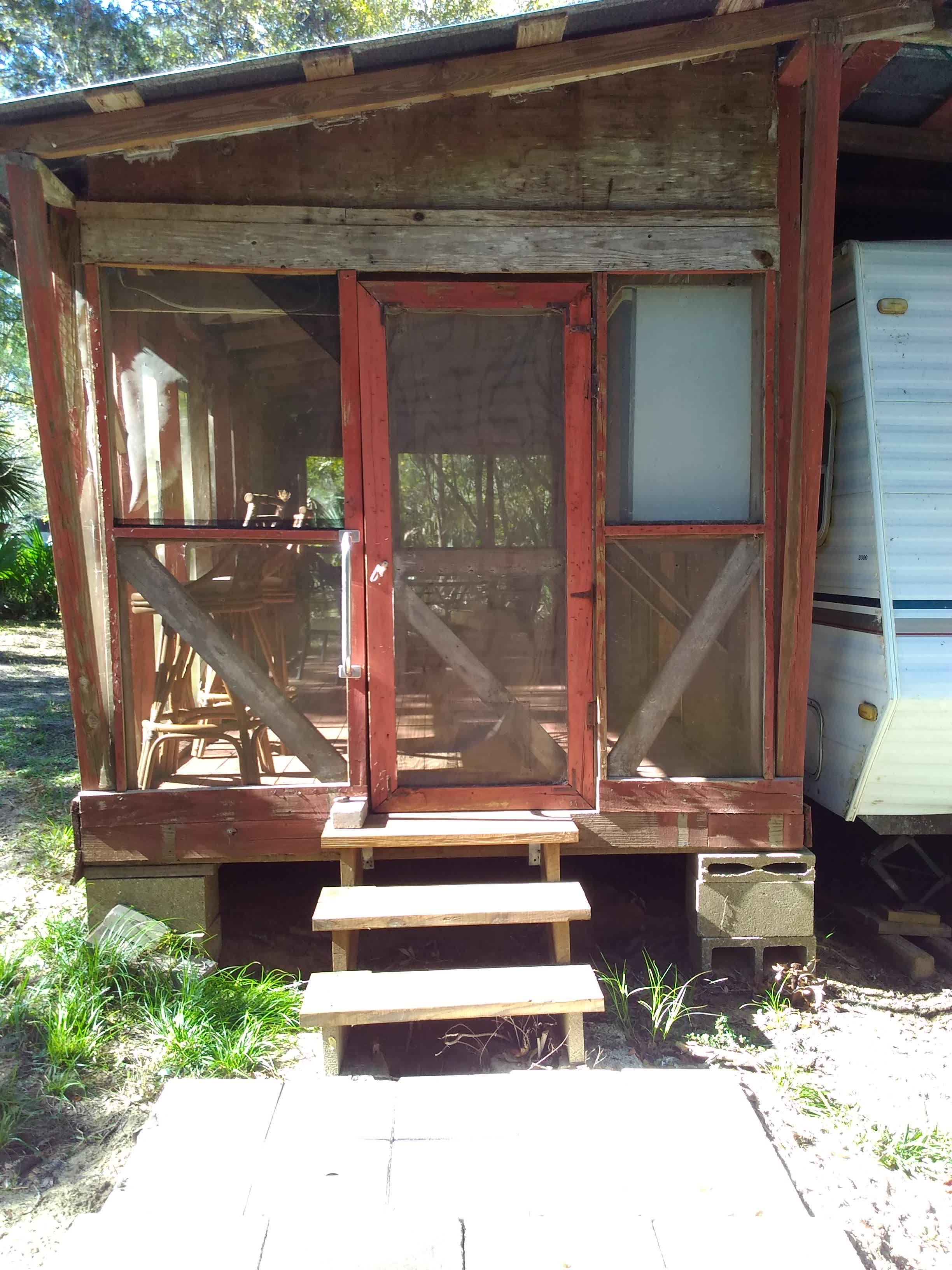 50 + year old screened in porch