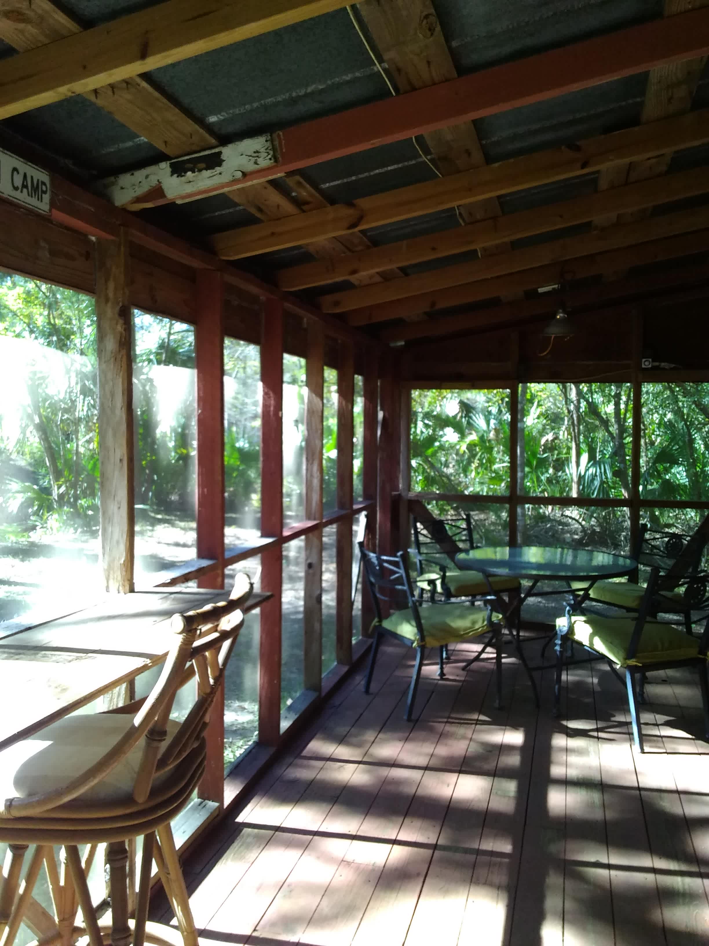 inside screen porch