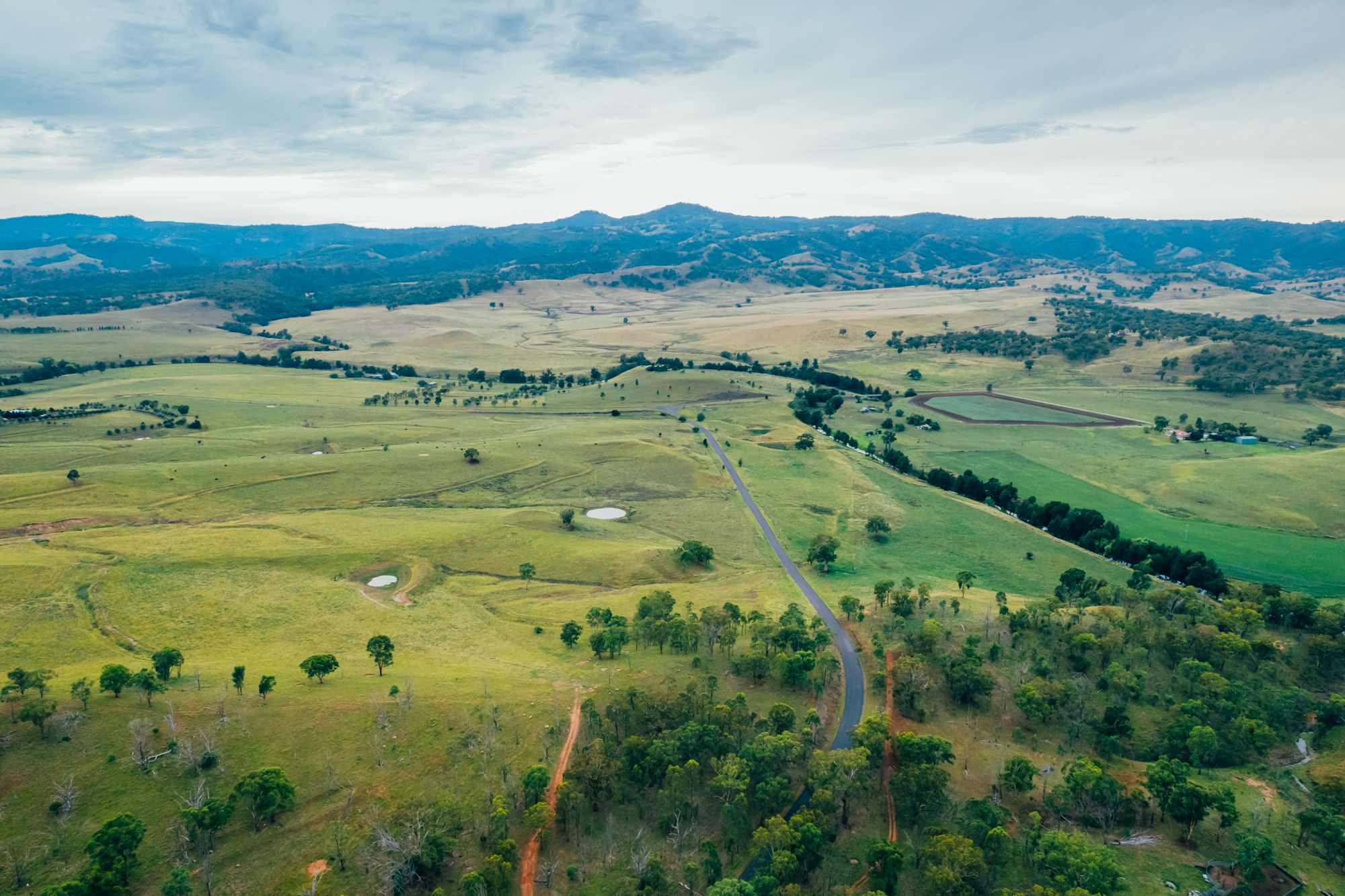 Aerial view of the surrounds