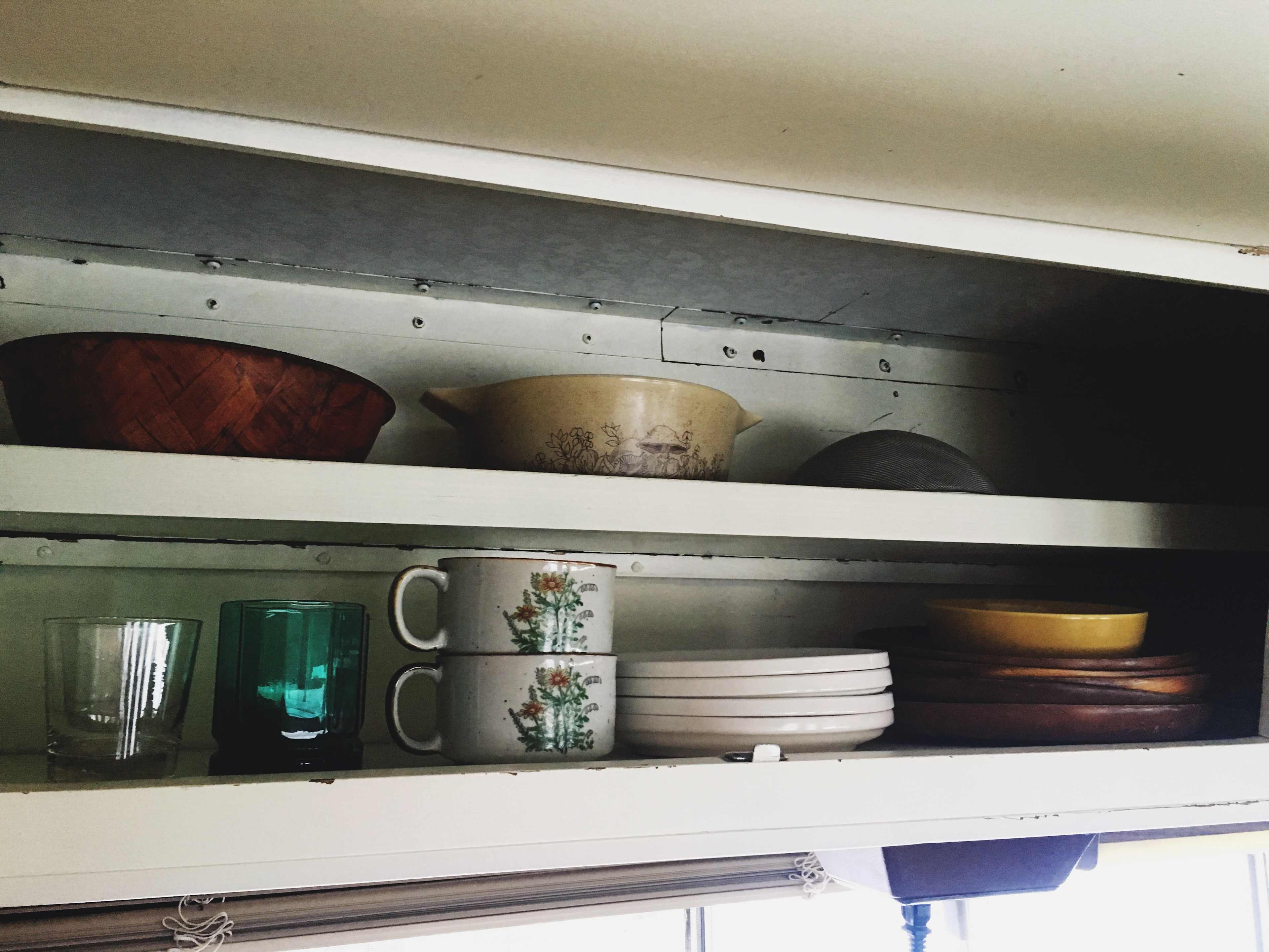 The pantry is stocked with necessities like grains, oils, seasonings, locally grown herbal teas, and more!