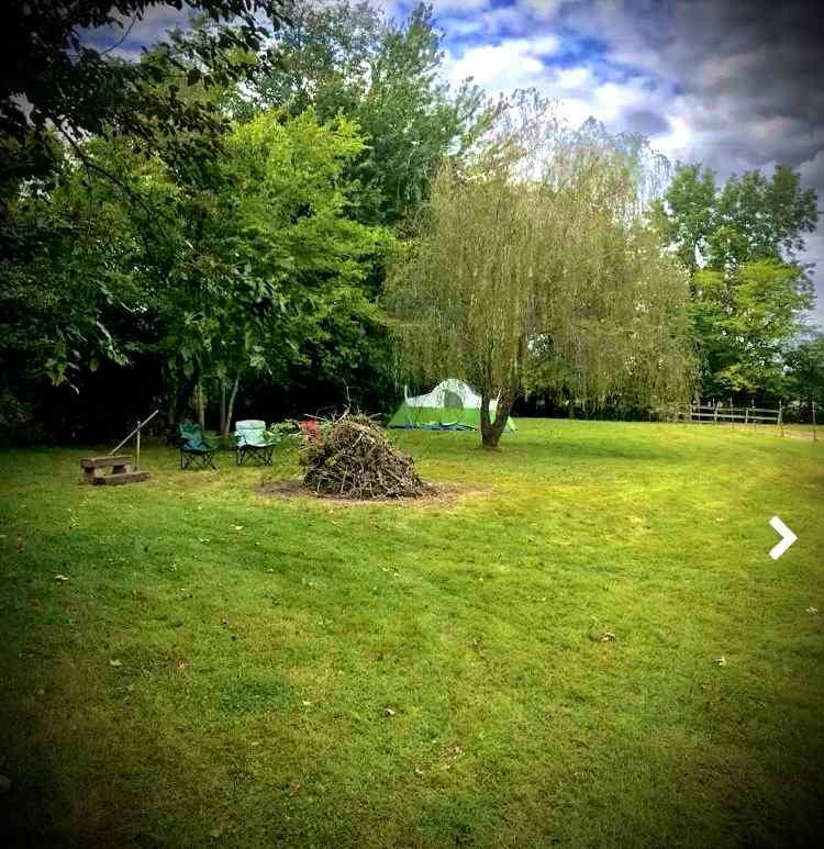 Lovely camping spots all around this beautiful farm!