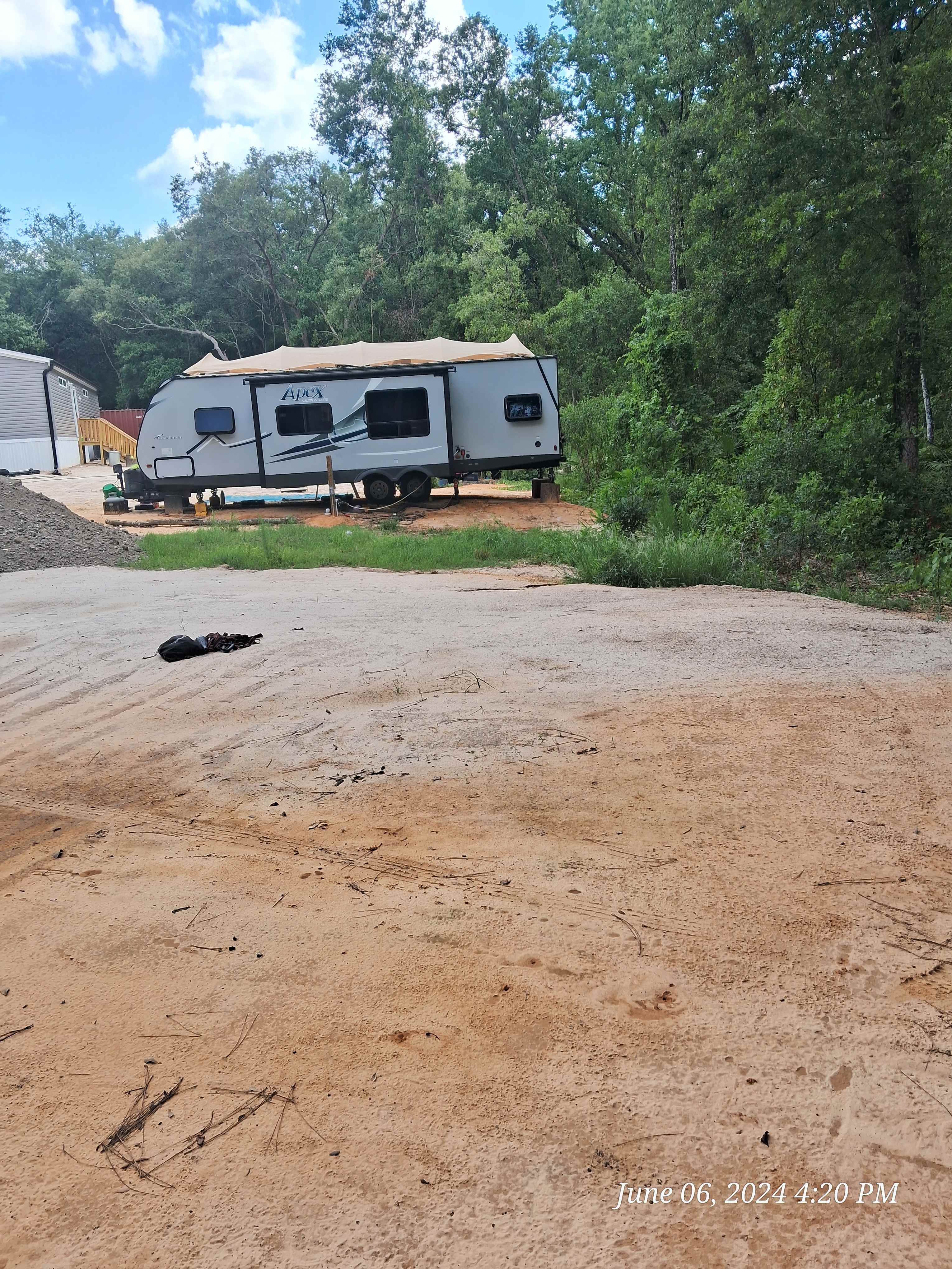Mini fishing town near Ocala Forest
