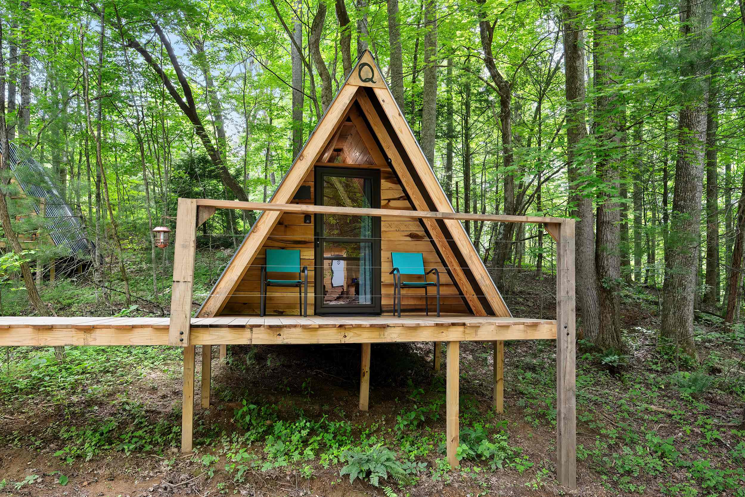 Off-Grid A-Frame Cabin
