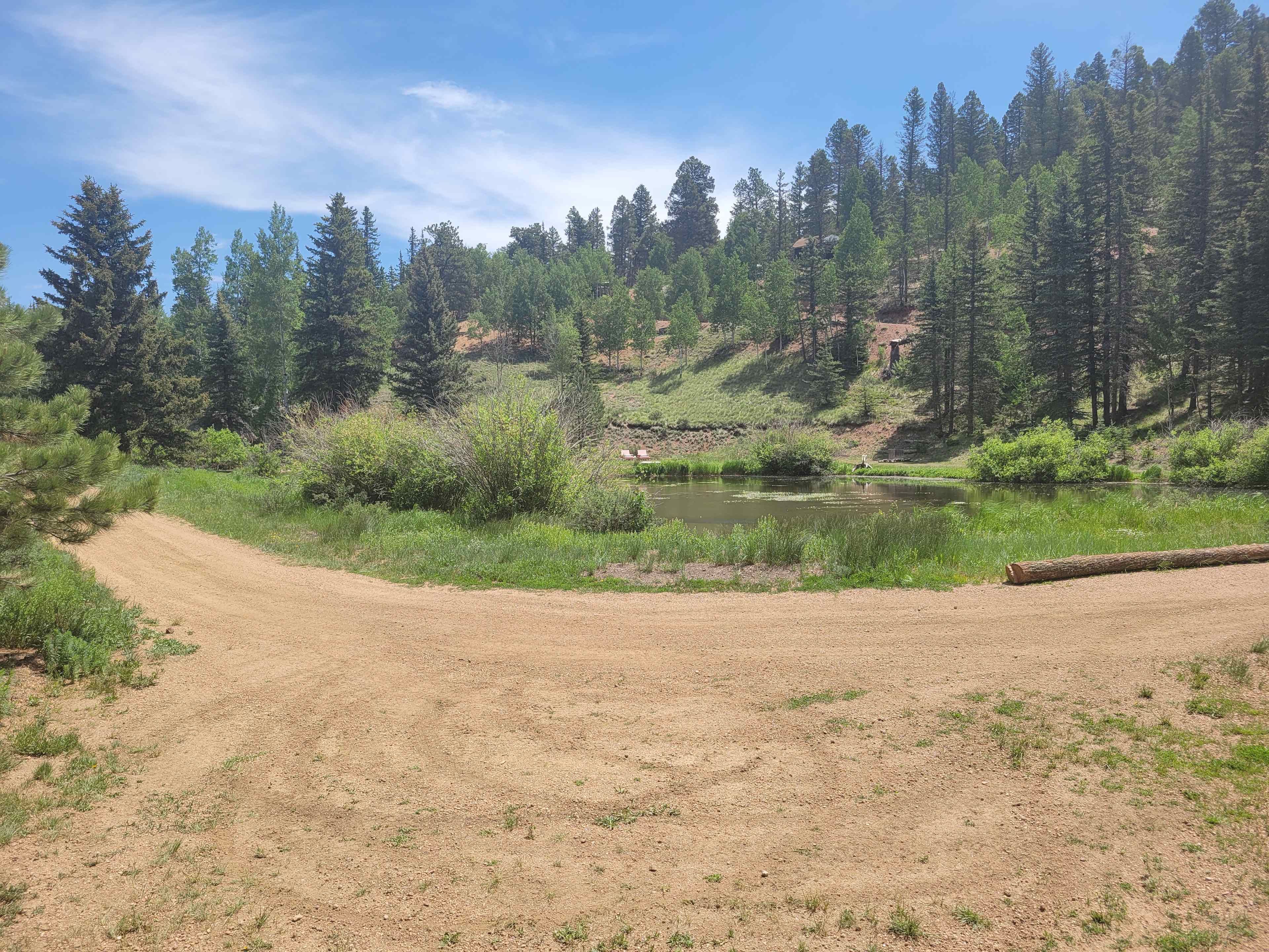 View of the lake from RV site