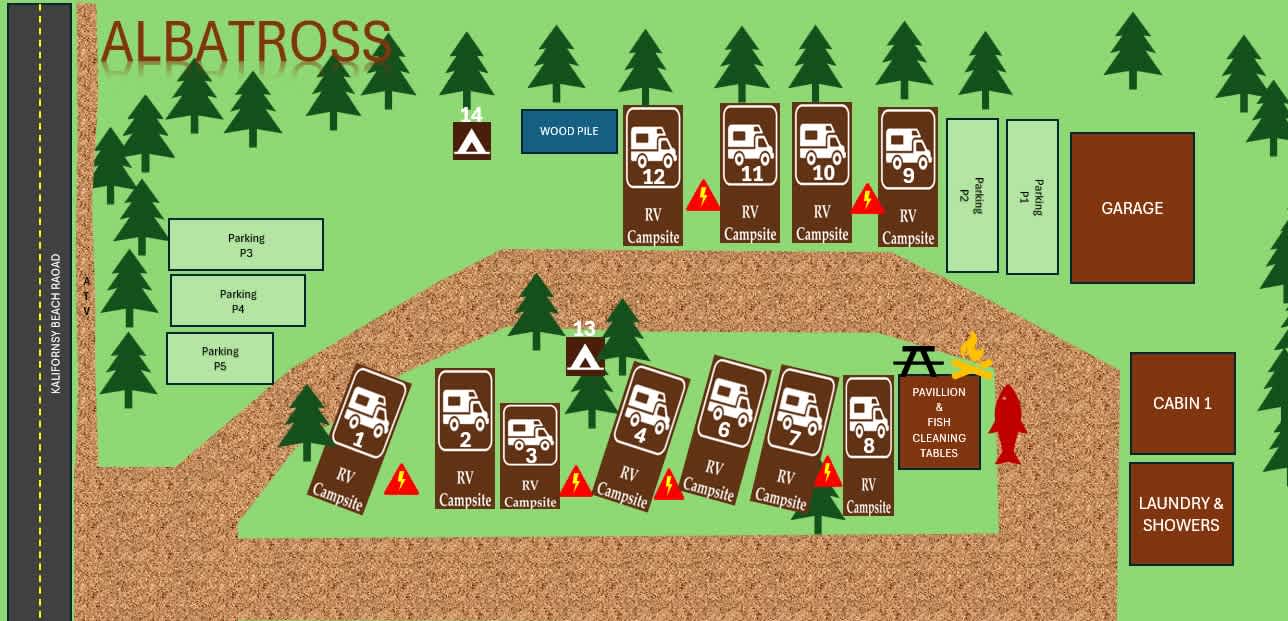 Albatross Campground RESERVATIONS