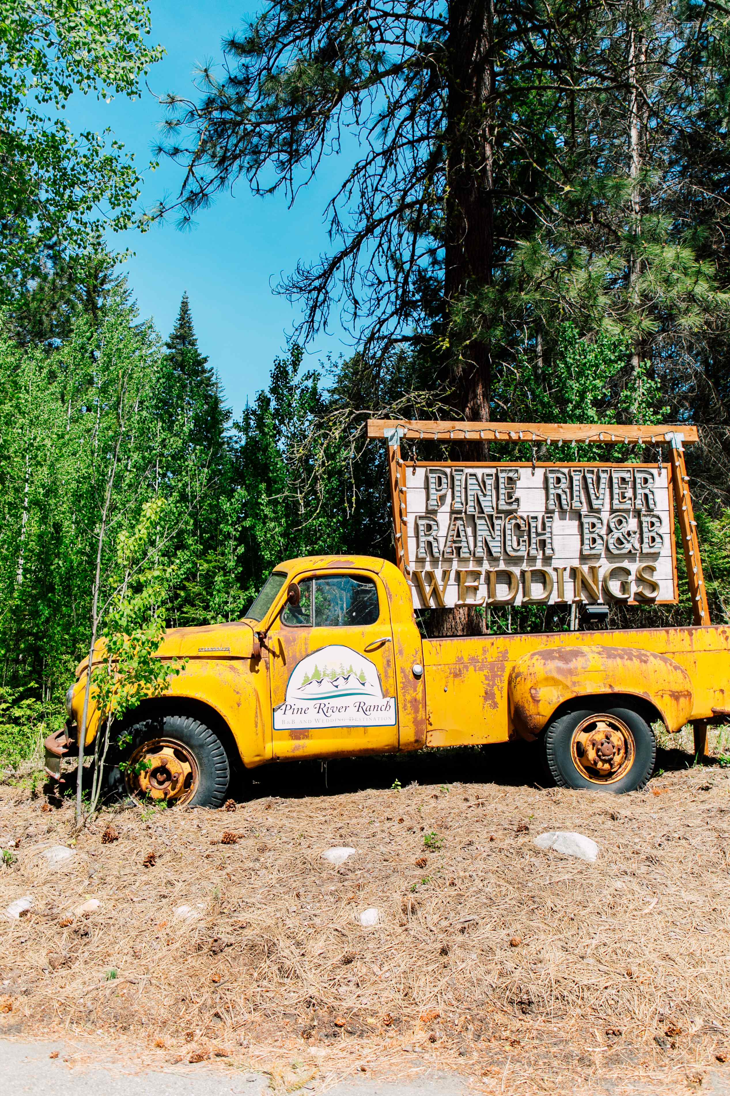 Main entrance to Pine River Ranch.  Not the entrance that would be used for overnight RV stays.