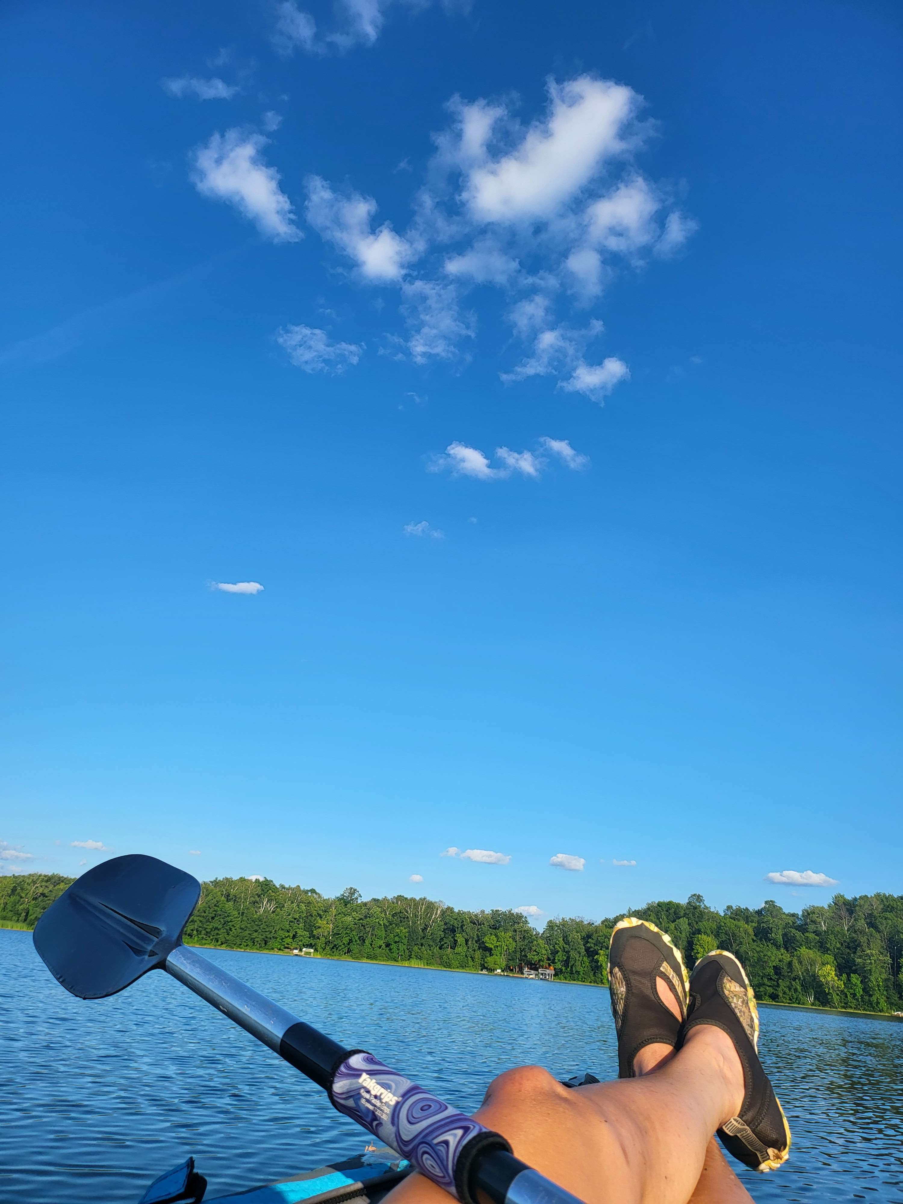 Take a little rest on your way paddling out to the Mississippi river. It is a short ride from the shores of the retreat