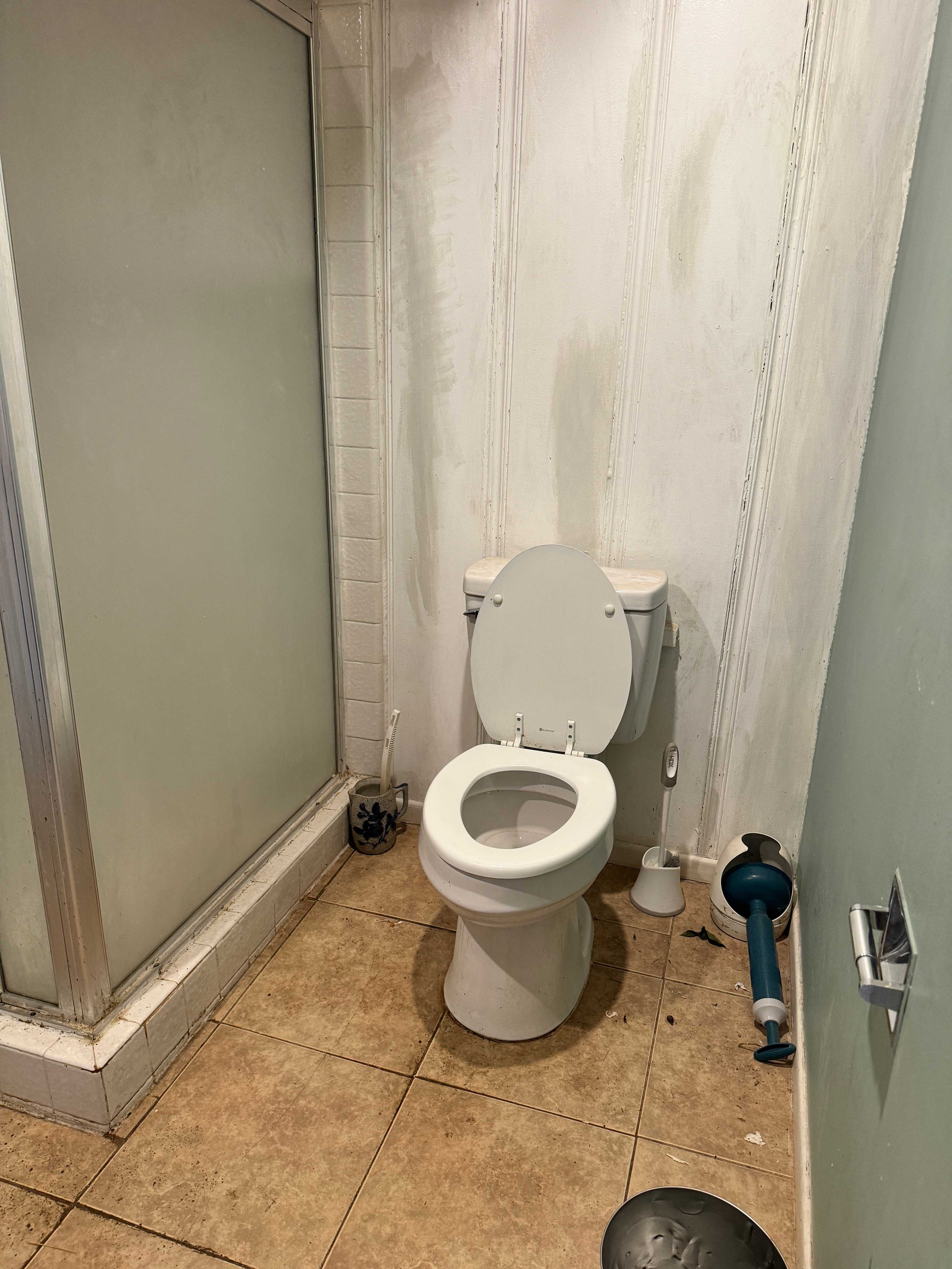 There wasn’t even toilet paper available