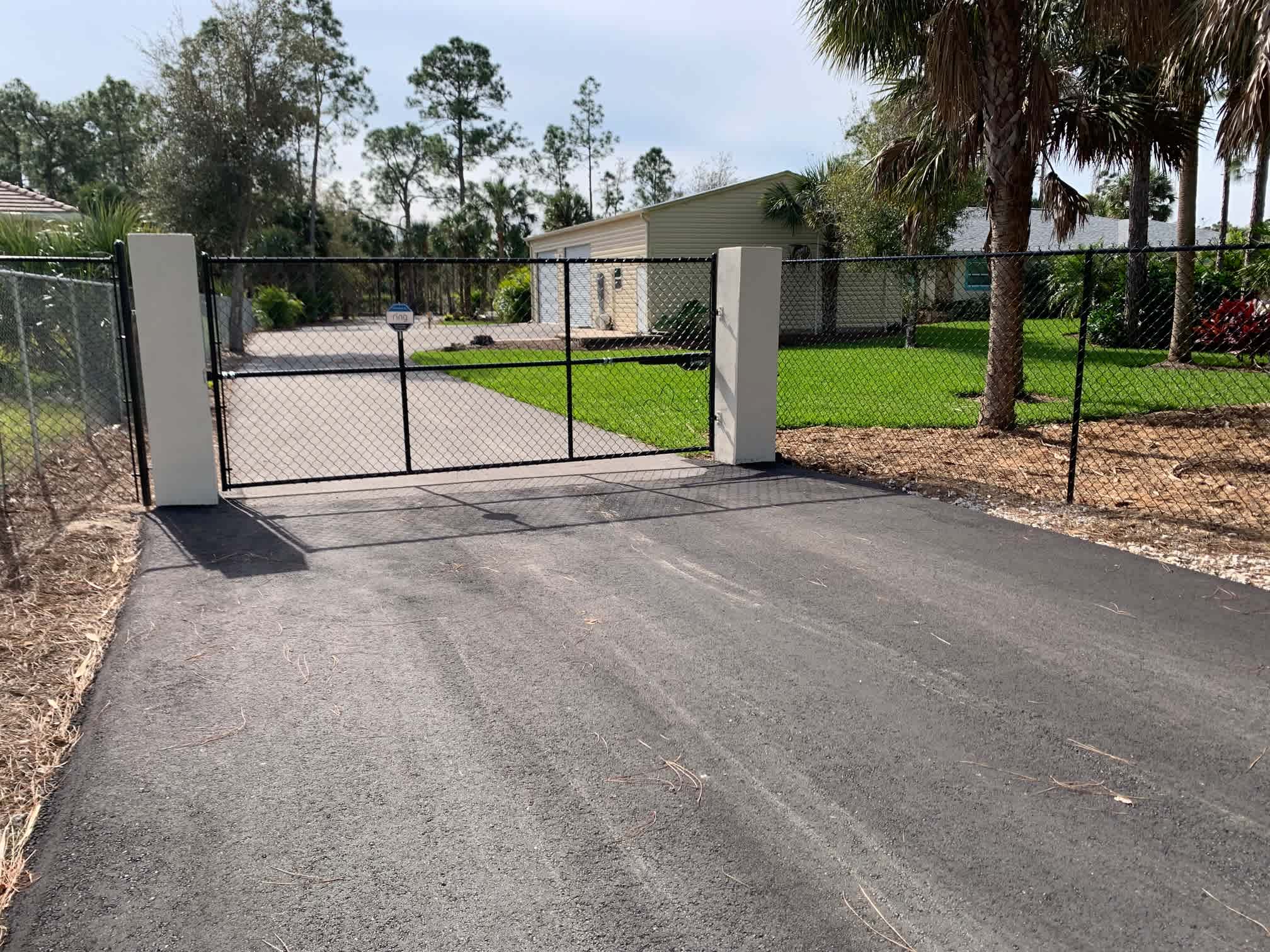Entrance gate. Renters will be given a gate opener to come and go and needed.
