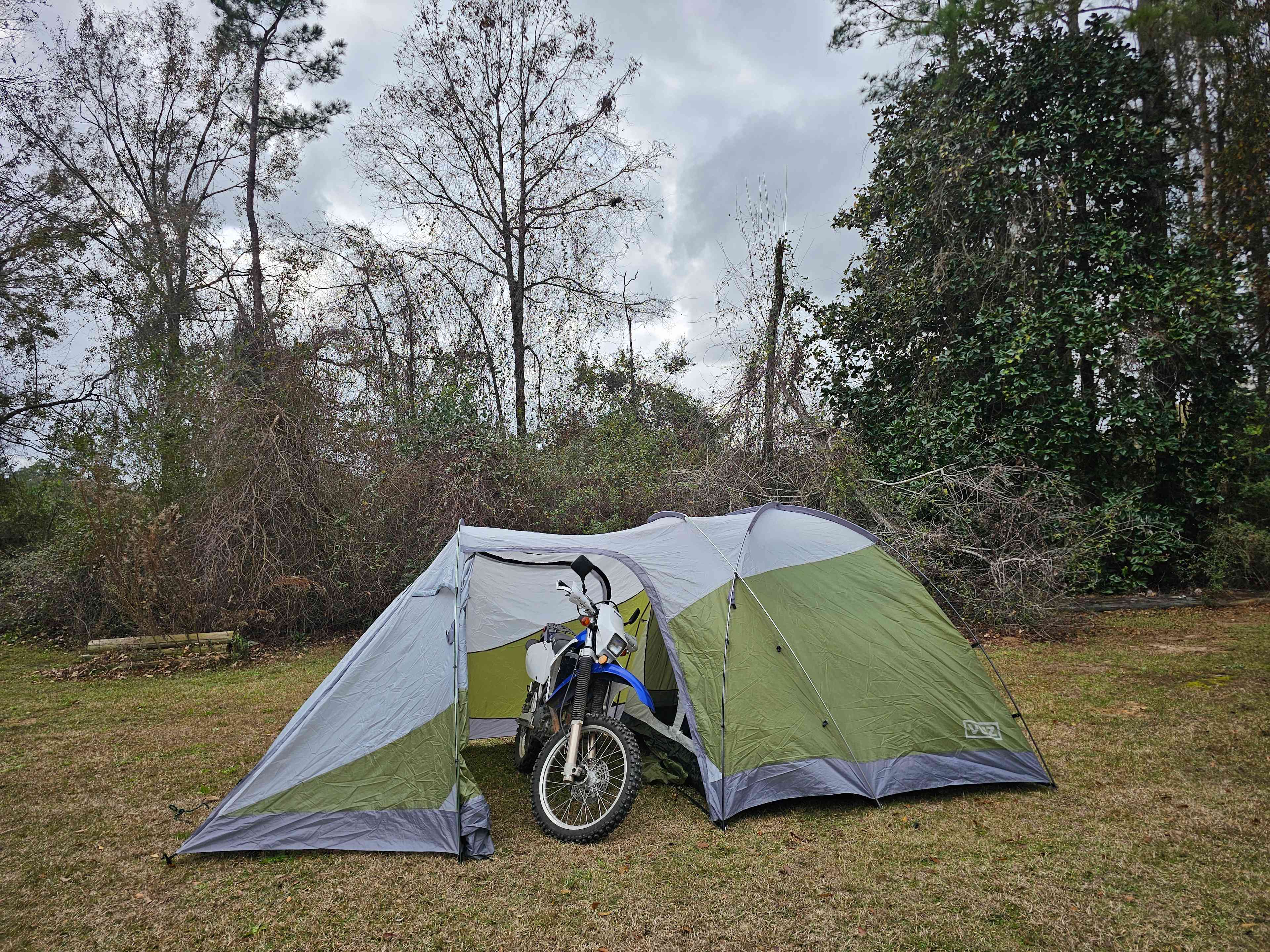 Great camping for the adventure rider seeking a quick overnight break.