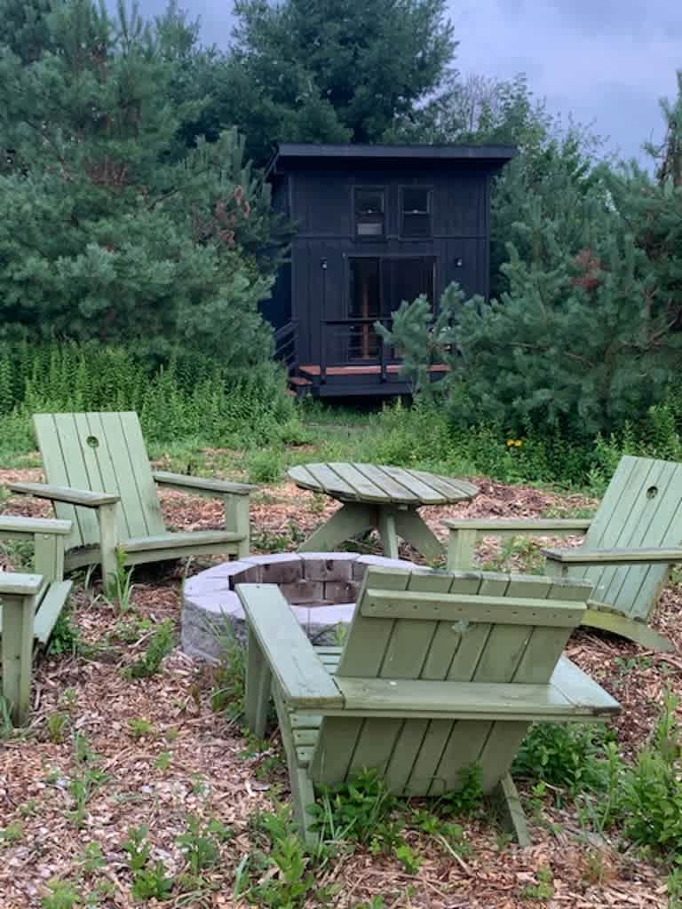 Glamping in a Tiny Cabin on a Farm