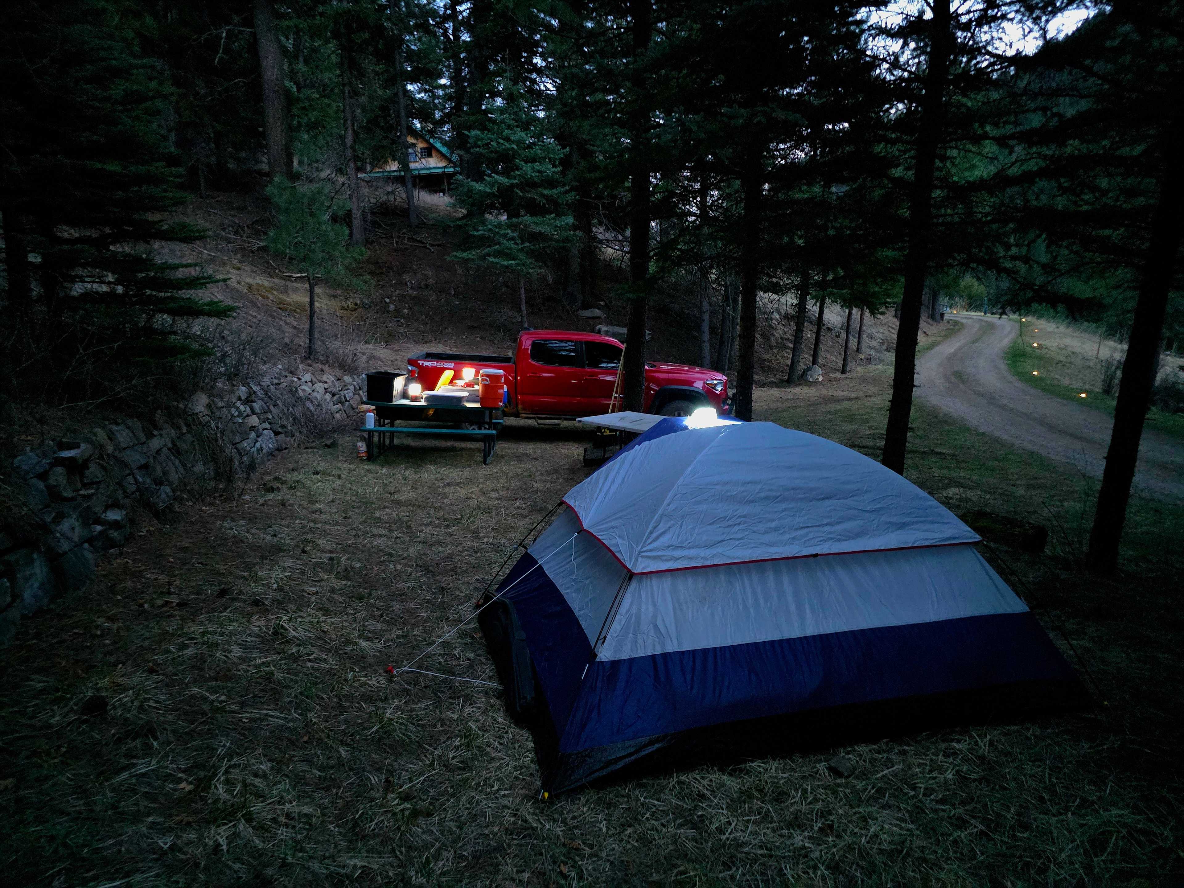 Camp Across From Pecos River